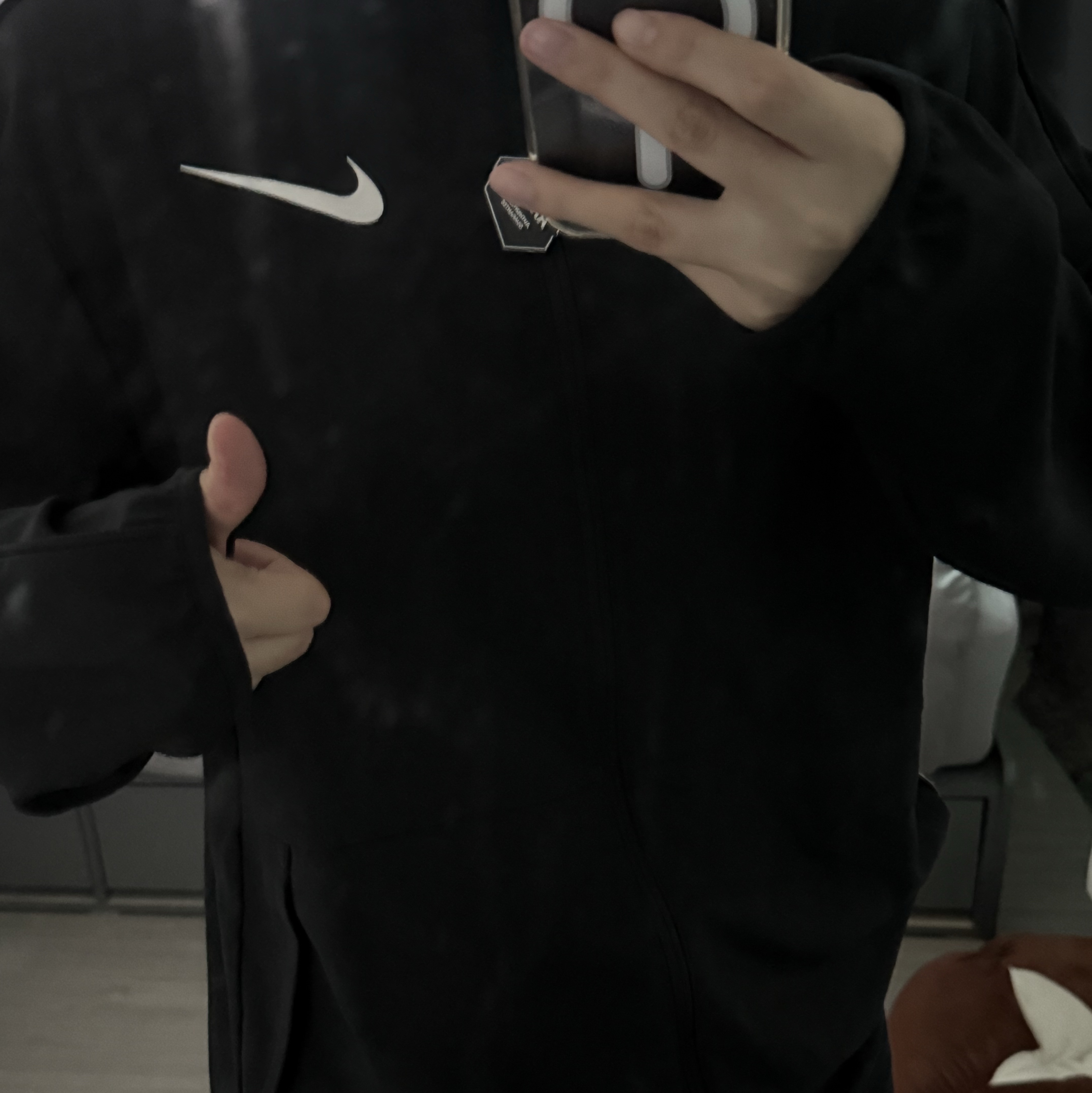 Nike Dri-Fit Woven Training Jacket Black - Asia 착용 스타일