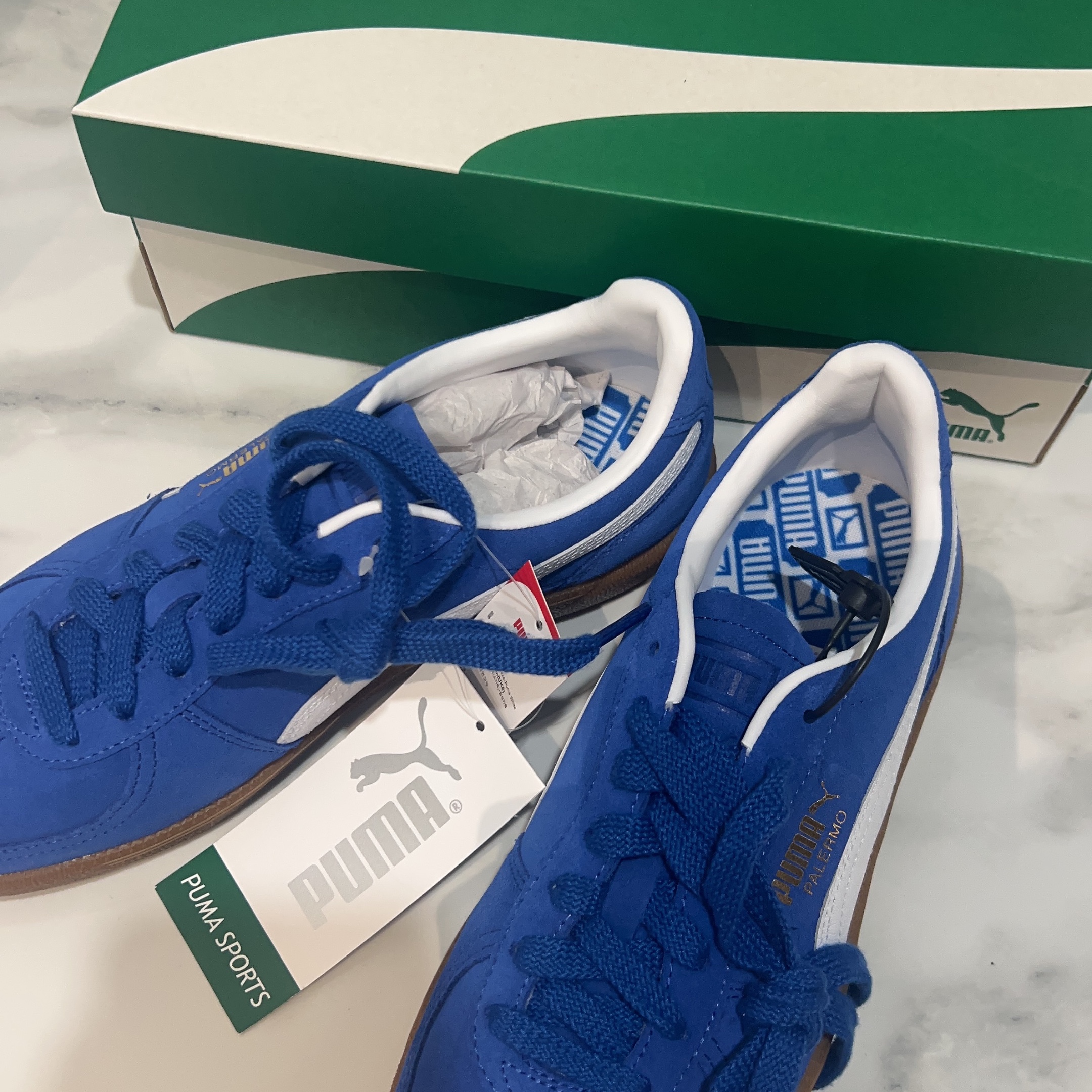 Puma Palermo Cobalt Glaze White 착용 스타일 - 3