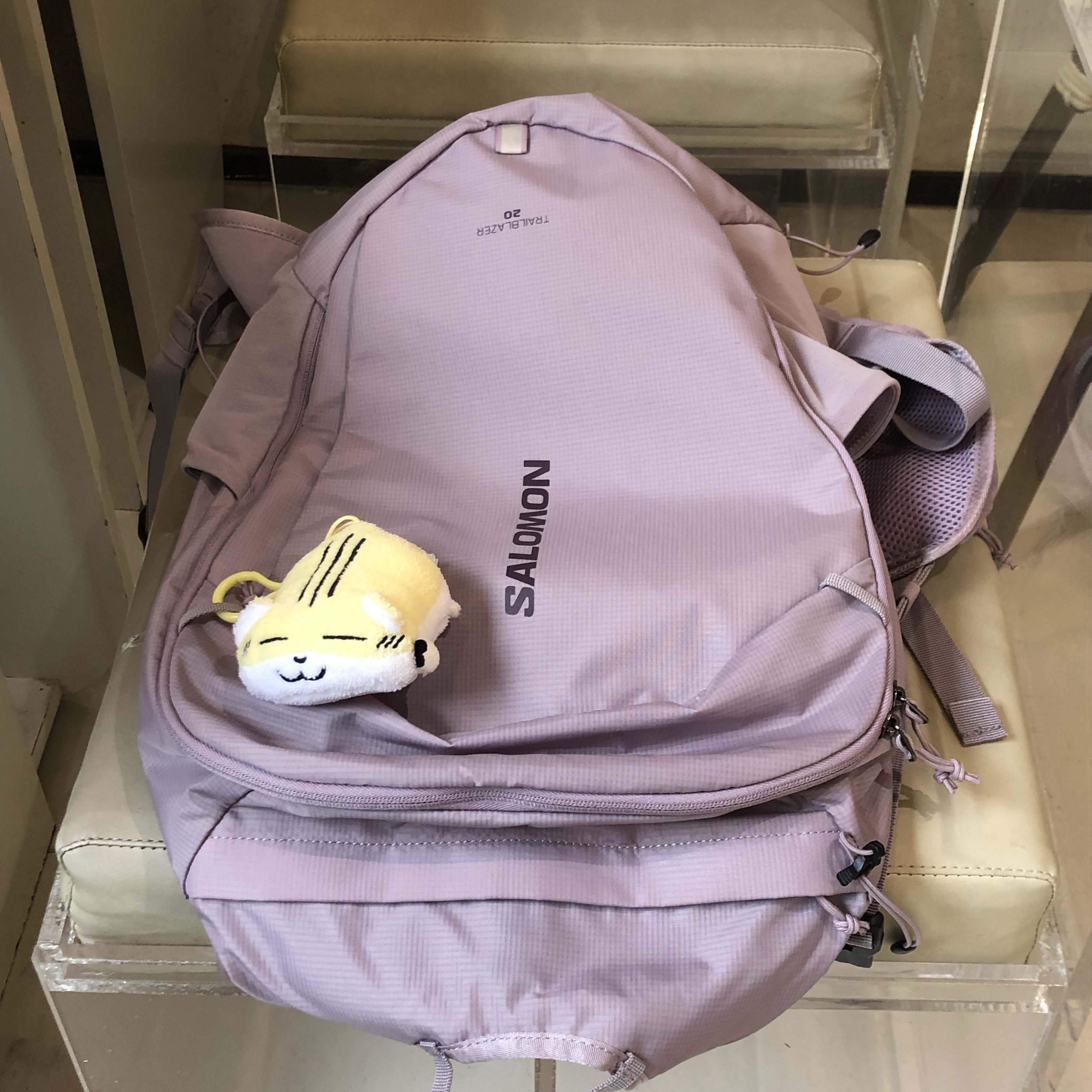 Salomon Trailblazer 20 Light Pink 착용 스타일