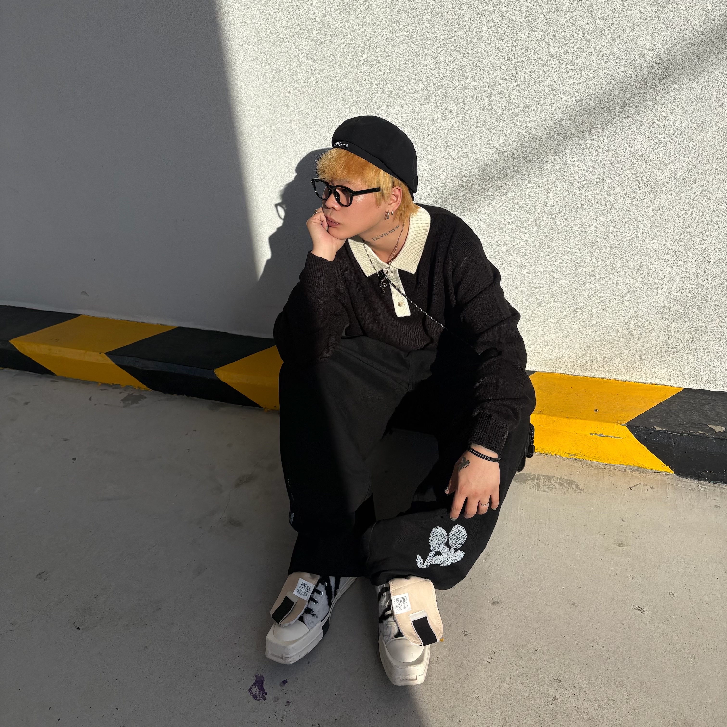 Converse x Drkshdw Turbodrk Chuck 70 Hi Lilly White 착용 스타일 - 2