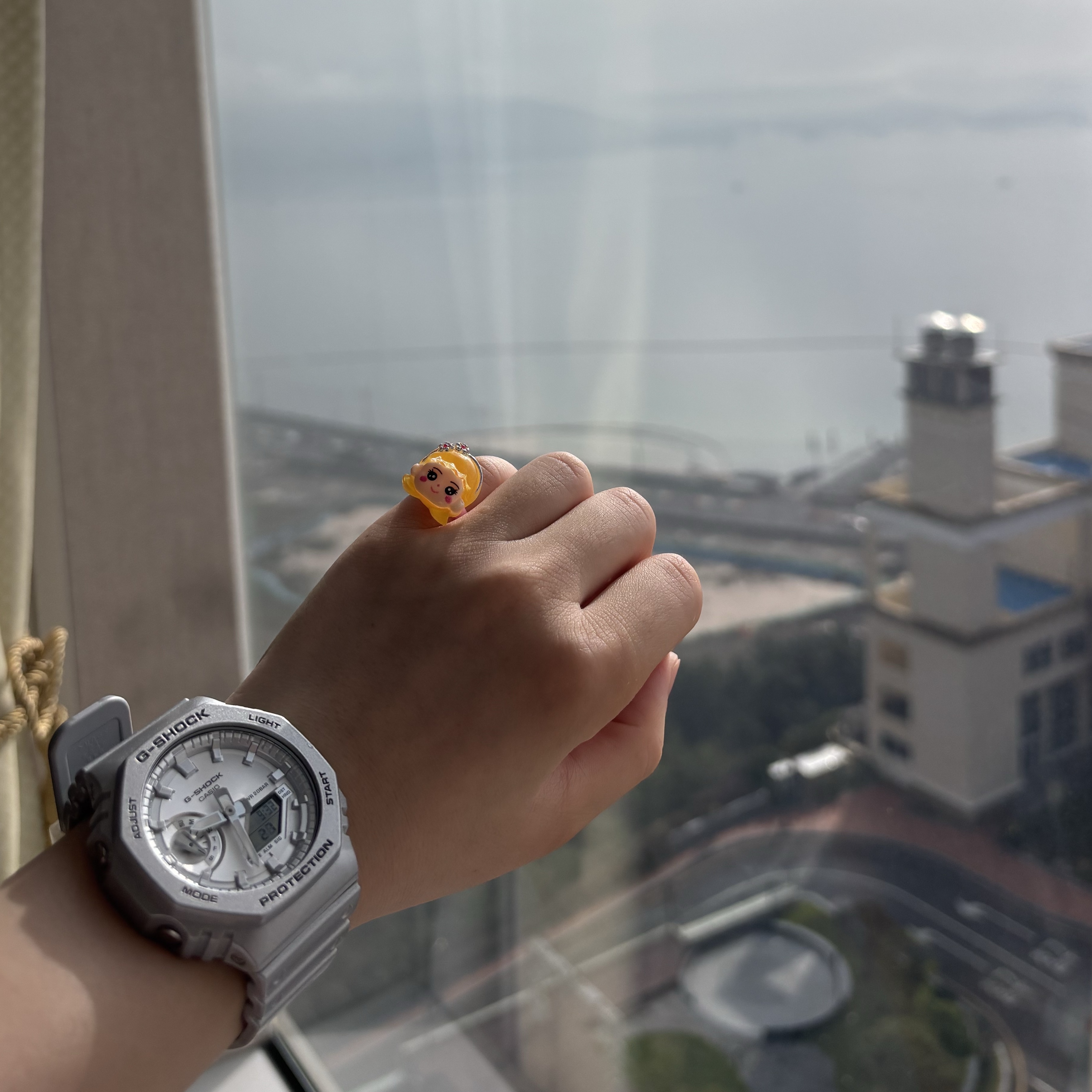 Casio G-Shock GA-2100FF-8A 착용 스타일
