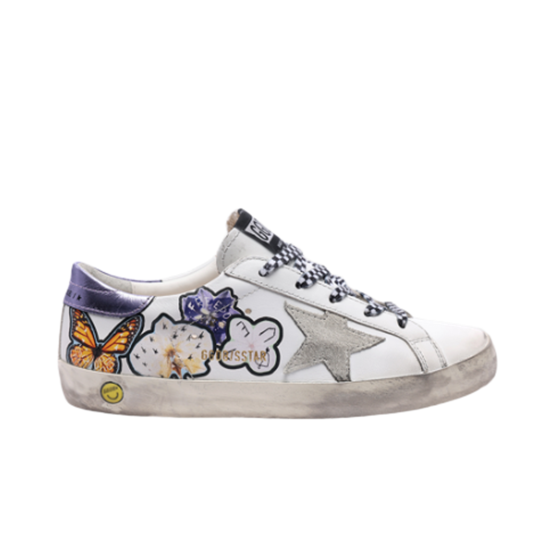 (키즈) 골든구스 슈퍼스타 스니커즈 화이트 멀티((Kids) Golden Goose Superstar Sneakers White Multi) - 1