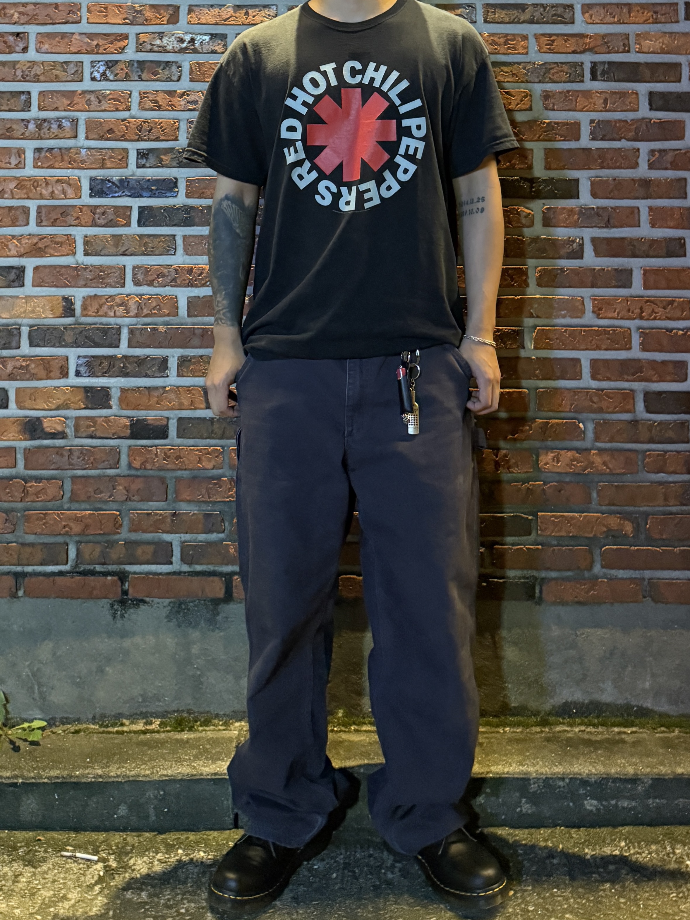 Dr. Martens 1461 Smooth Black 착용 스타일 - 2