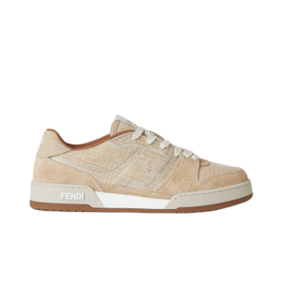 펜디 매치 FF 자카드 스니커즈 베이지(Fendi Match FF Jacquard Sneakers Beige)