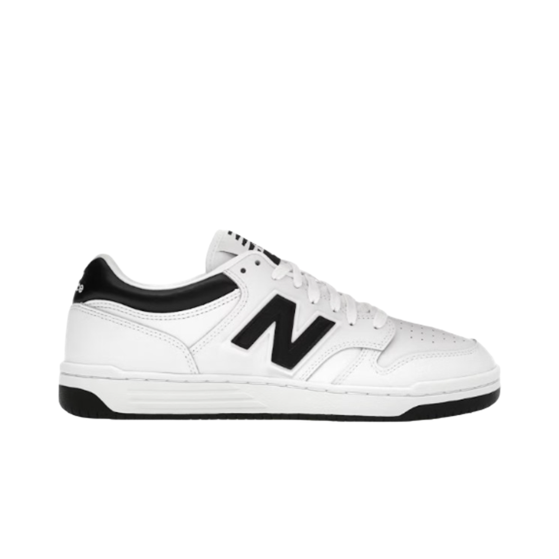 BB480LBK New Balance 480 White Black - D Standard