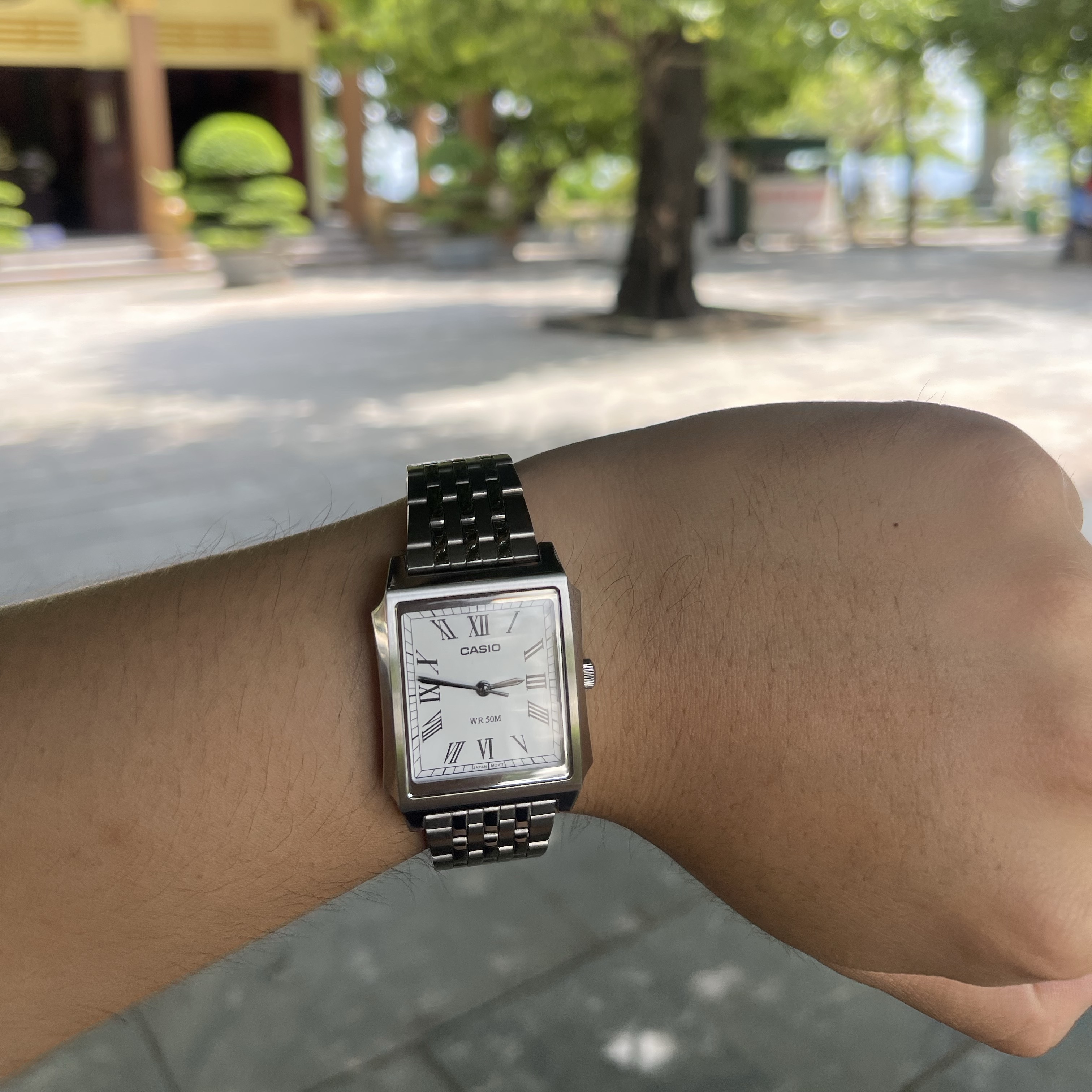 Casio MTP-B190D-7BV 착용 스타일 - 1