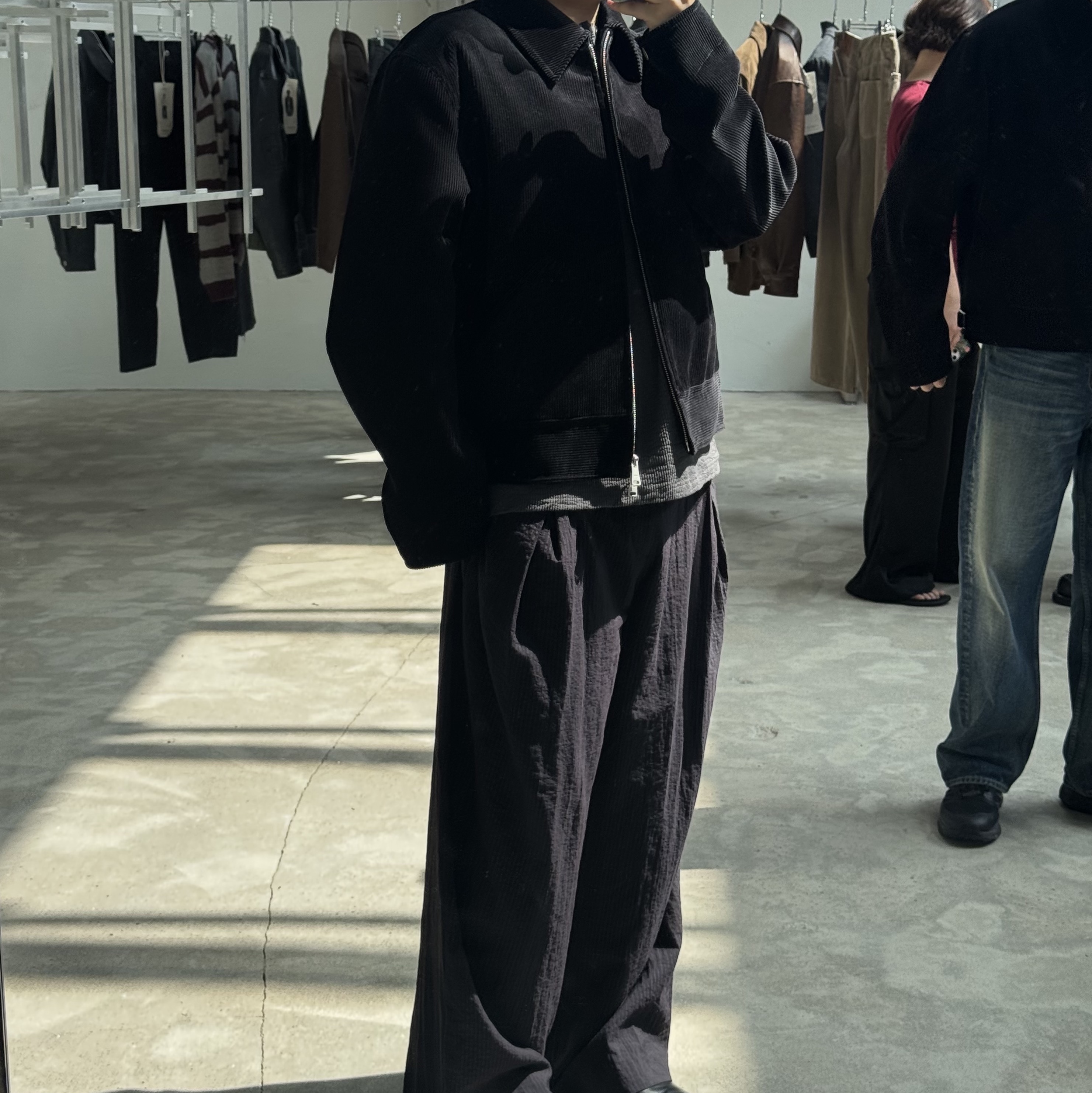 LOSTGARDEN Uniform Aged Derby Black 착용 스타일 - 3