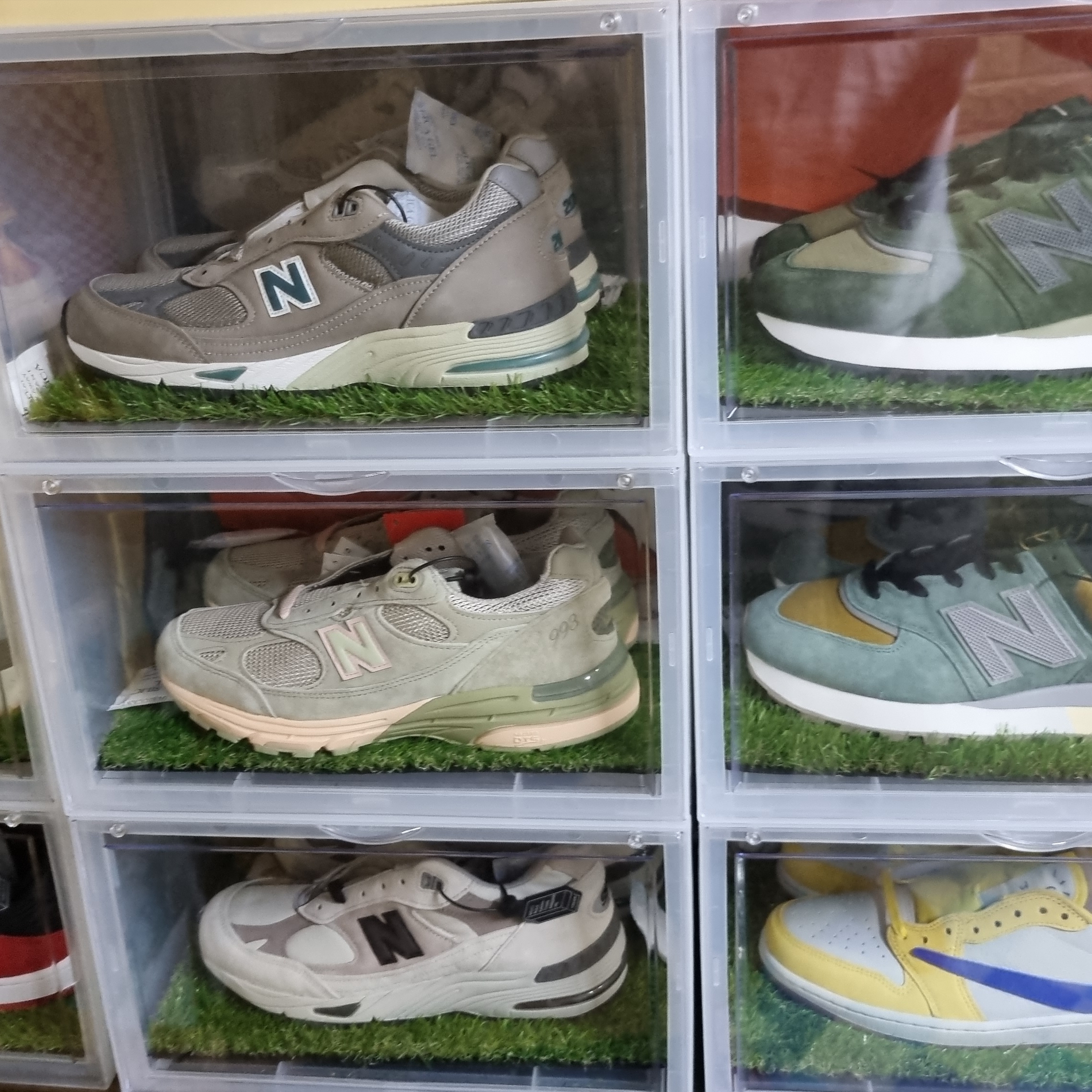 New Balance x Stone Island 574 Legacy Light Green 착용 스타일