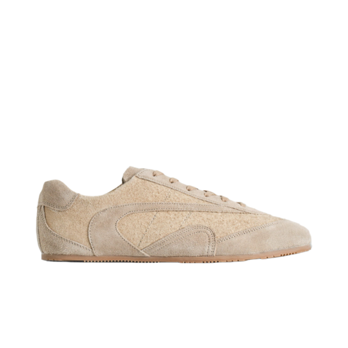 코스 미니멀 스웨이드 트레이너 카푸치노(COS Minimal Suede Trainers Cappuccino)