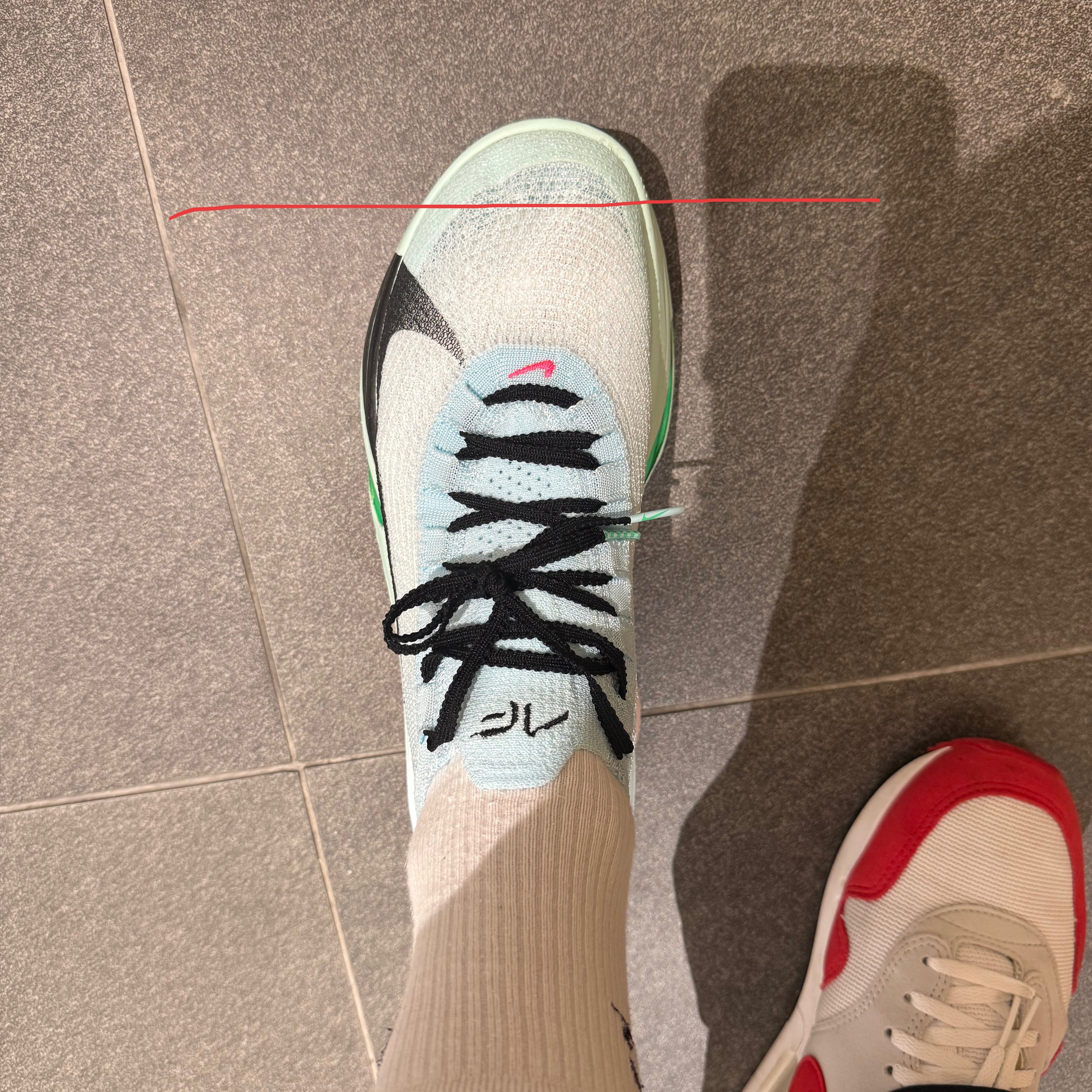 Nike Air Zoom Alphafly Next% 3 Glacier Blue Mint Foam 착용 스타일 - 4
