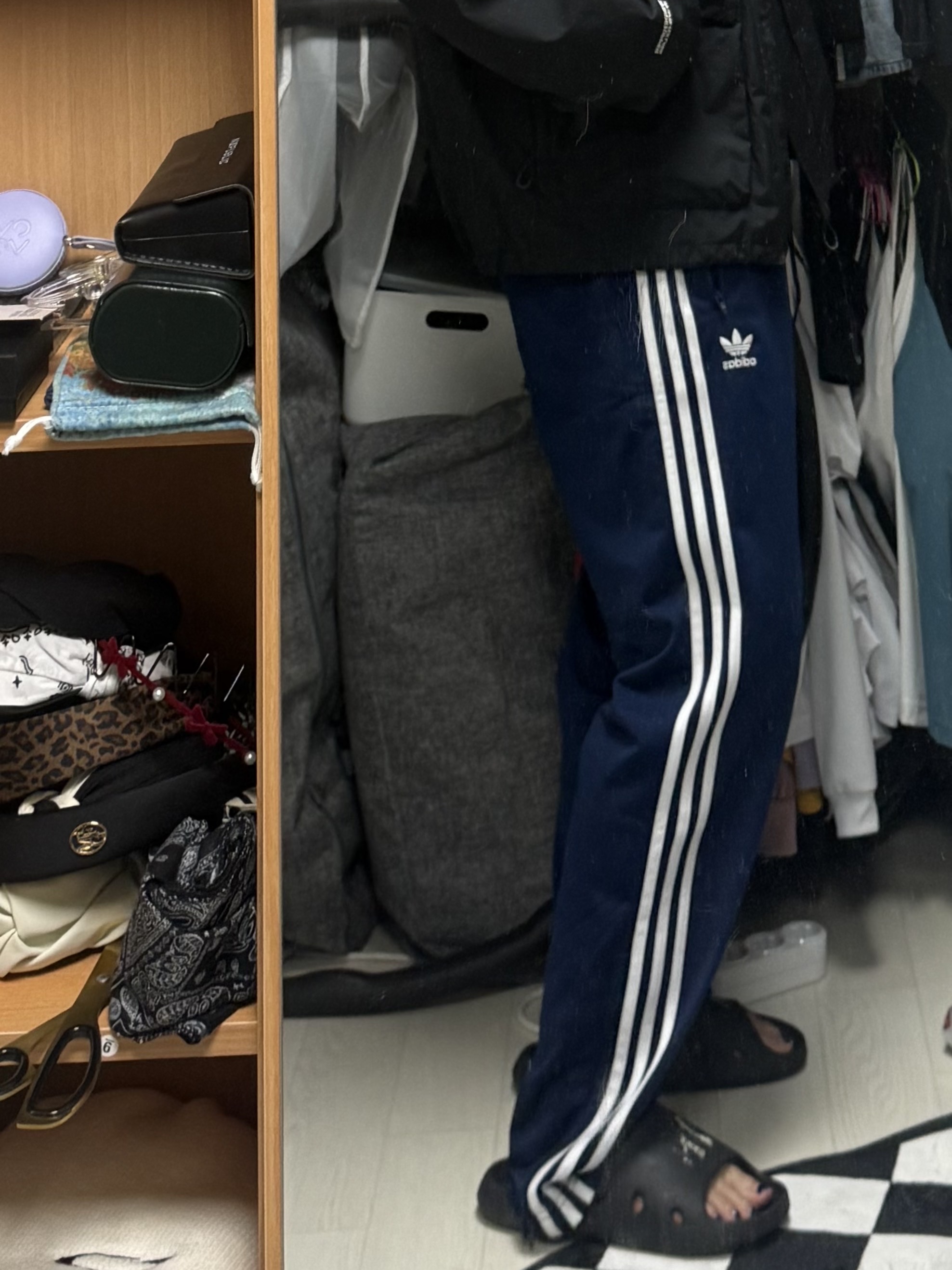 Adidas Adicolor Classics Firebird Track Pants Night Indigo - US Sizing 착용 스타일 - 3