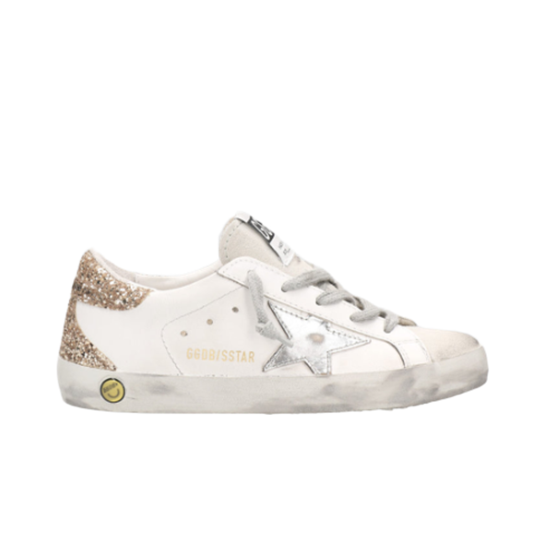 (키즈) 골든구스 슈퍼스타 클래식 화이트 실버((Kids) Golden Goose Superstar Classic White Silver) - 1