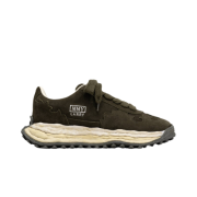 Maison Mihara Yasuhiro Larry OG Sole Western Detail Suede Low-top Sneakers Khaki