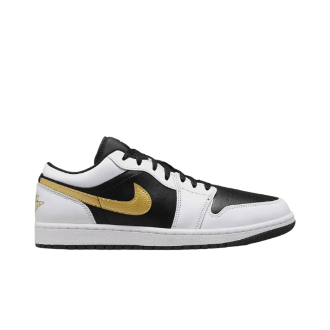 553558-172 Jordan 1 Low White Black