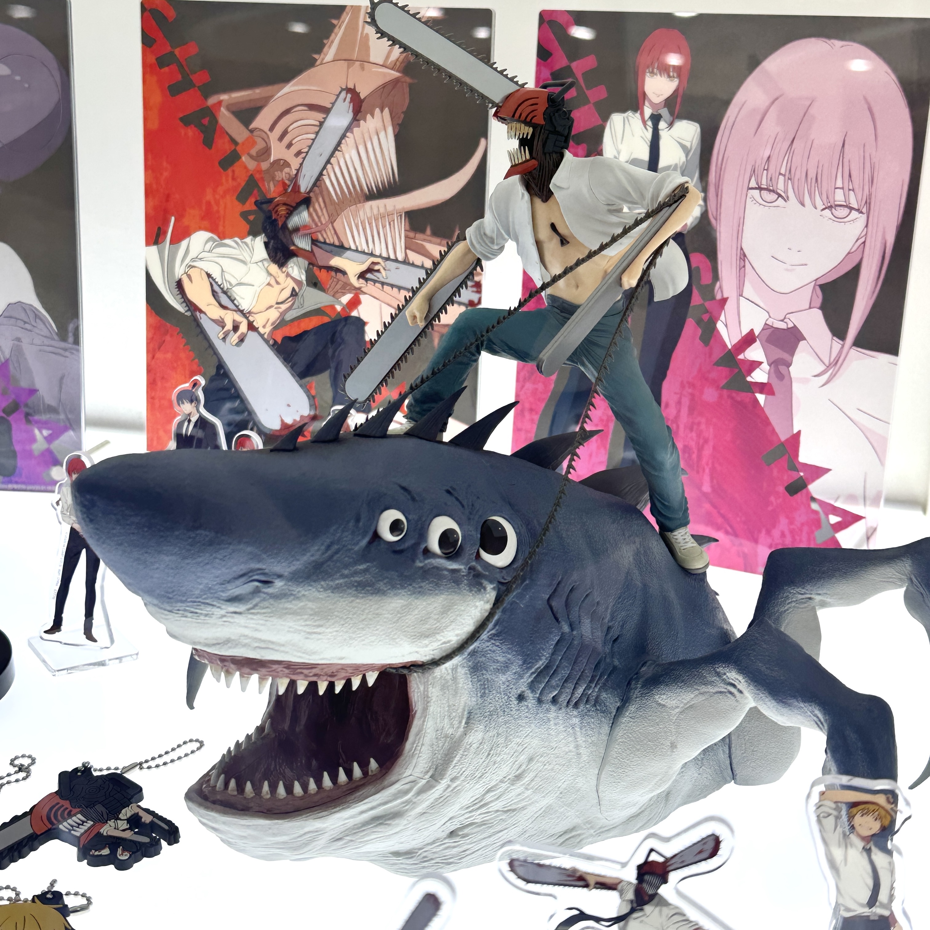 Bandai Ichiban Kuji Movie Chainsaw Man Reze Arc Last One Prize Chainsaw Man & Beam Figure MEGAIMPACT, Bandai Ichiban Kuji Movie Chainsaw Man Reze Arc A Prize Reze Figure 착용 스타일