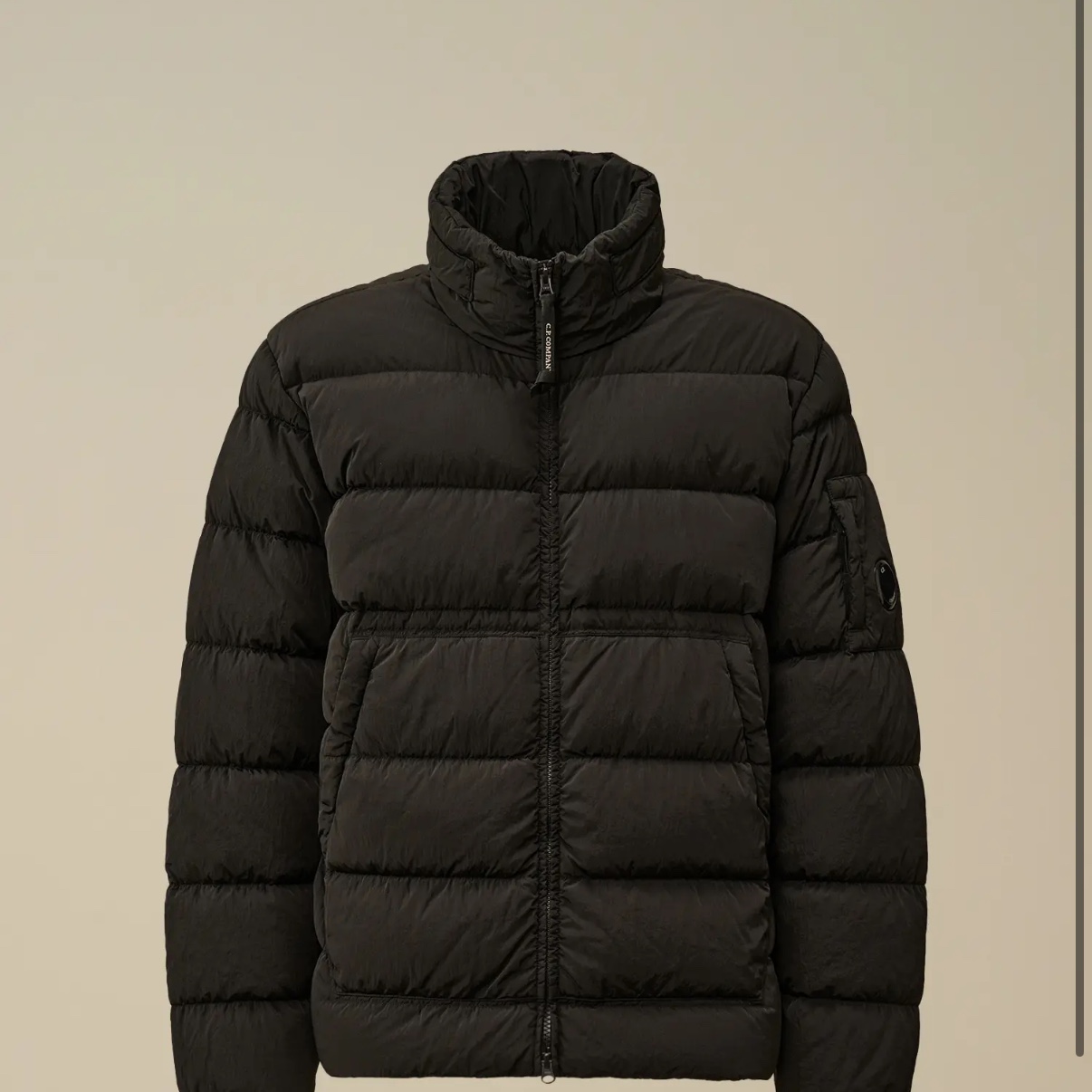 C.P. Company Chrome-R Down Jacket Black - 24FW 착용 스타일