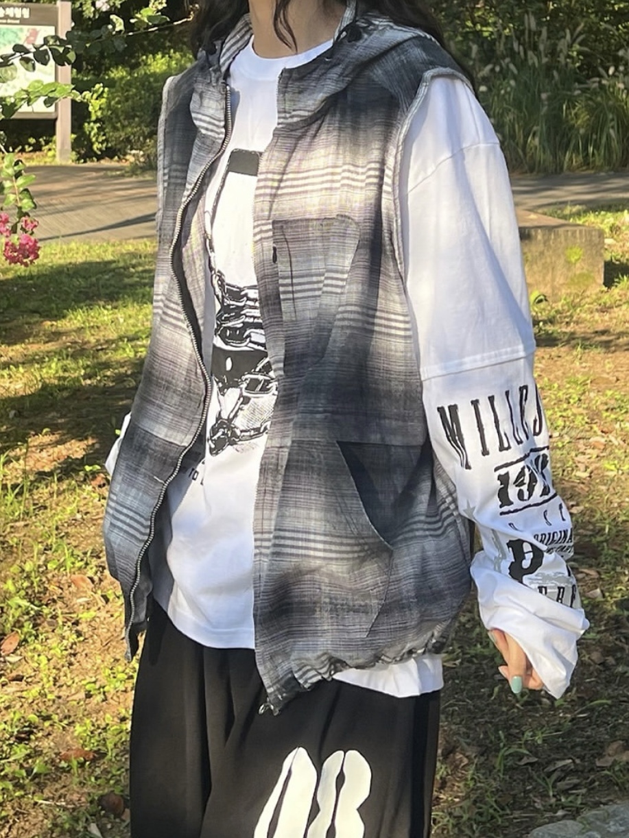 Vans Knu-Skool Black True White 착용 스타일 - 5