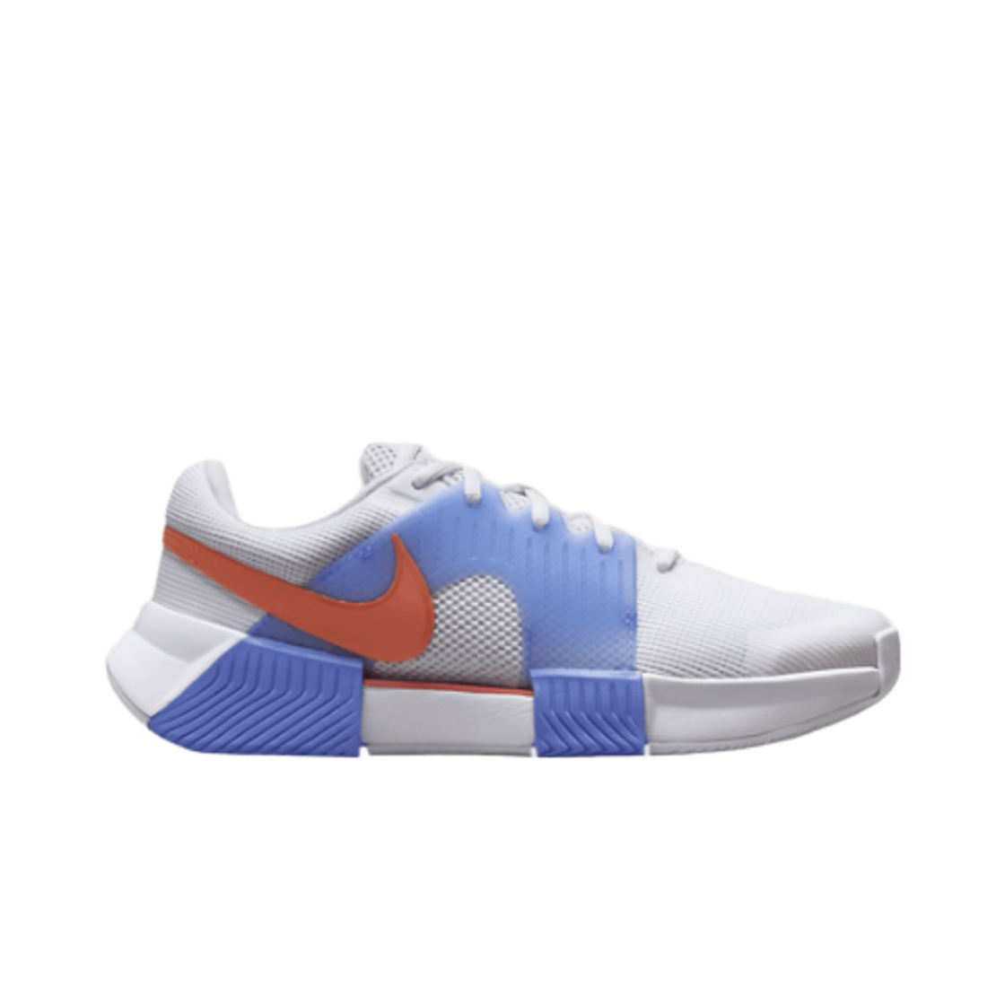 (W) 나이키 하드 코트 줌 GP 챌린지 1 화이트 로얄 펄스((W) Nike Hard Court Zoom GP Challenge 1 White Royal Pulse) - 1
