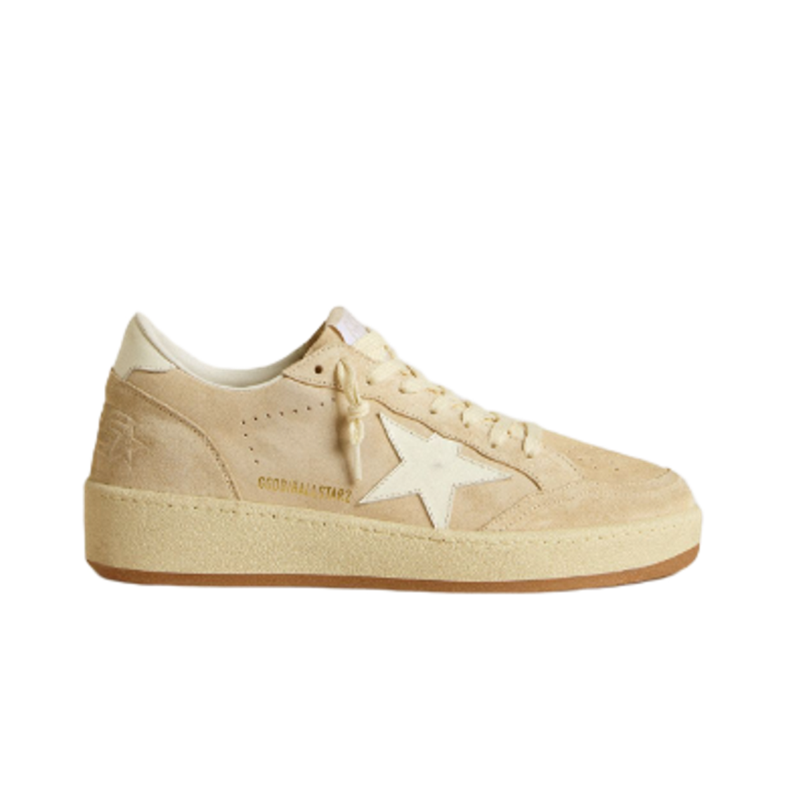 GWF00804-F006967-15724 (W) Golden Goose Ball Star Sneakers Light Beige