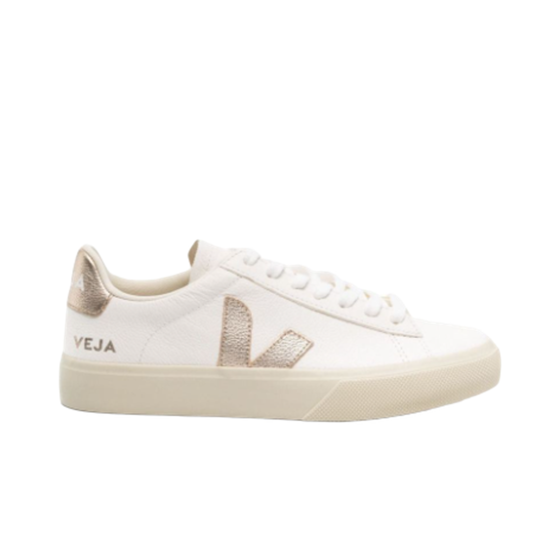 CP0503495 Veja Campo Leather White Platine