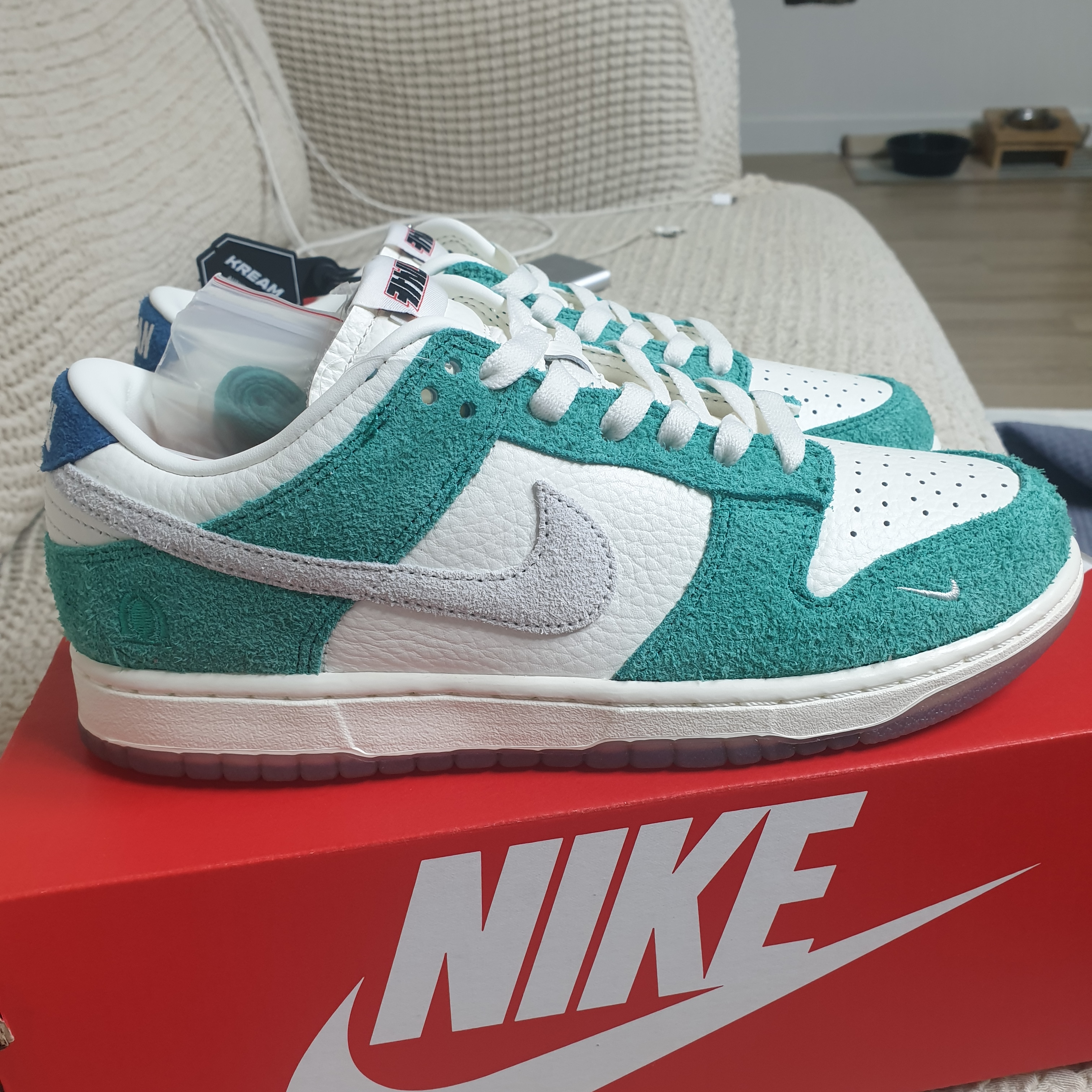 Nike x Kasina Dunk Low Road Sign - Kasina Exclusive 착용 스타일 - 2