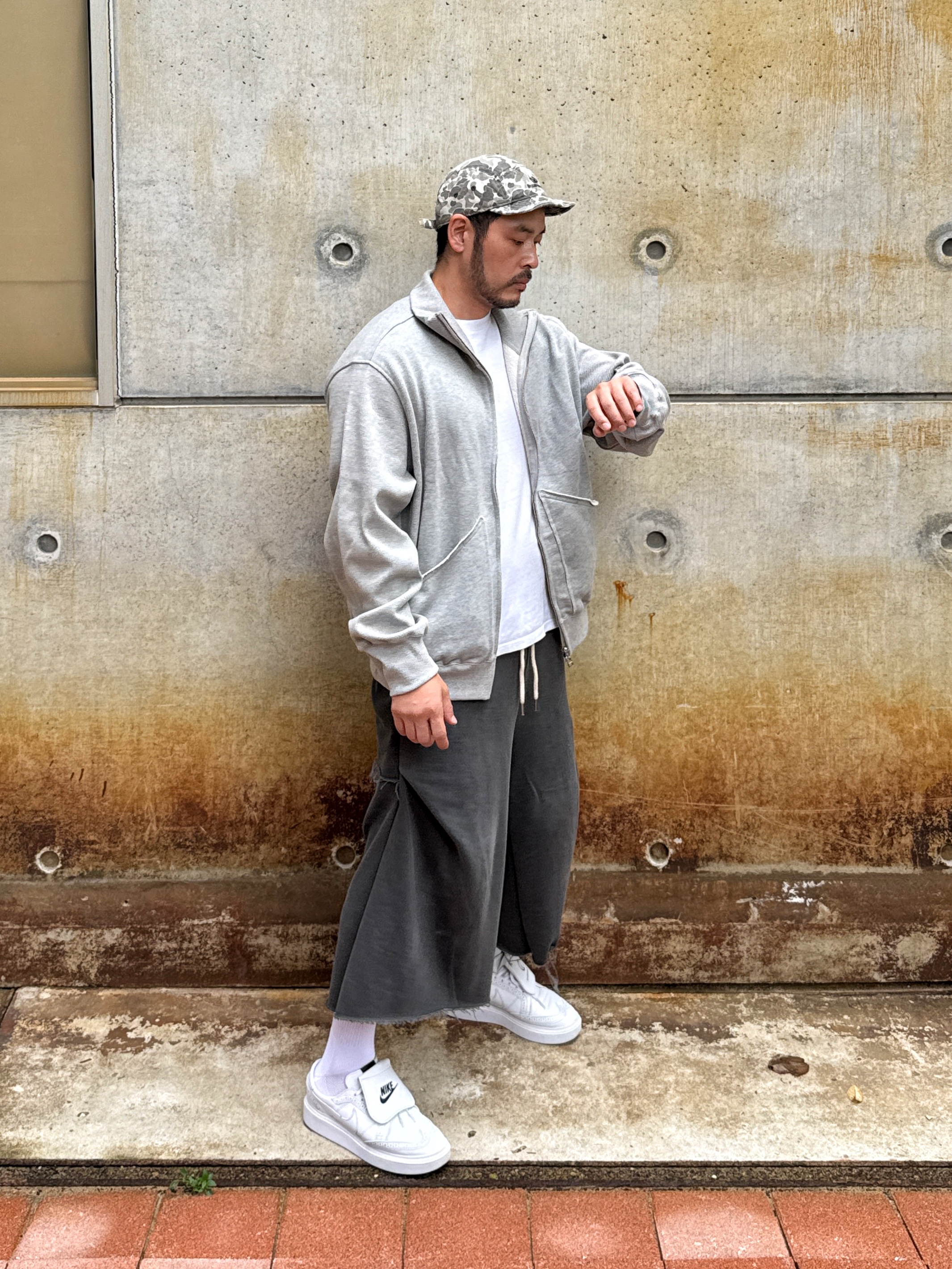 Nike x Peaceminusone Kwondo1 White 착용 스타일 - 5