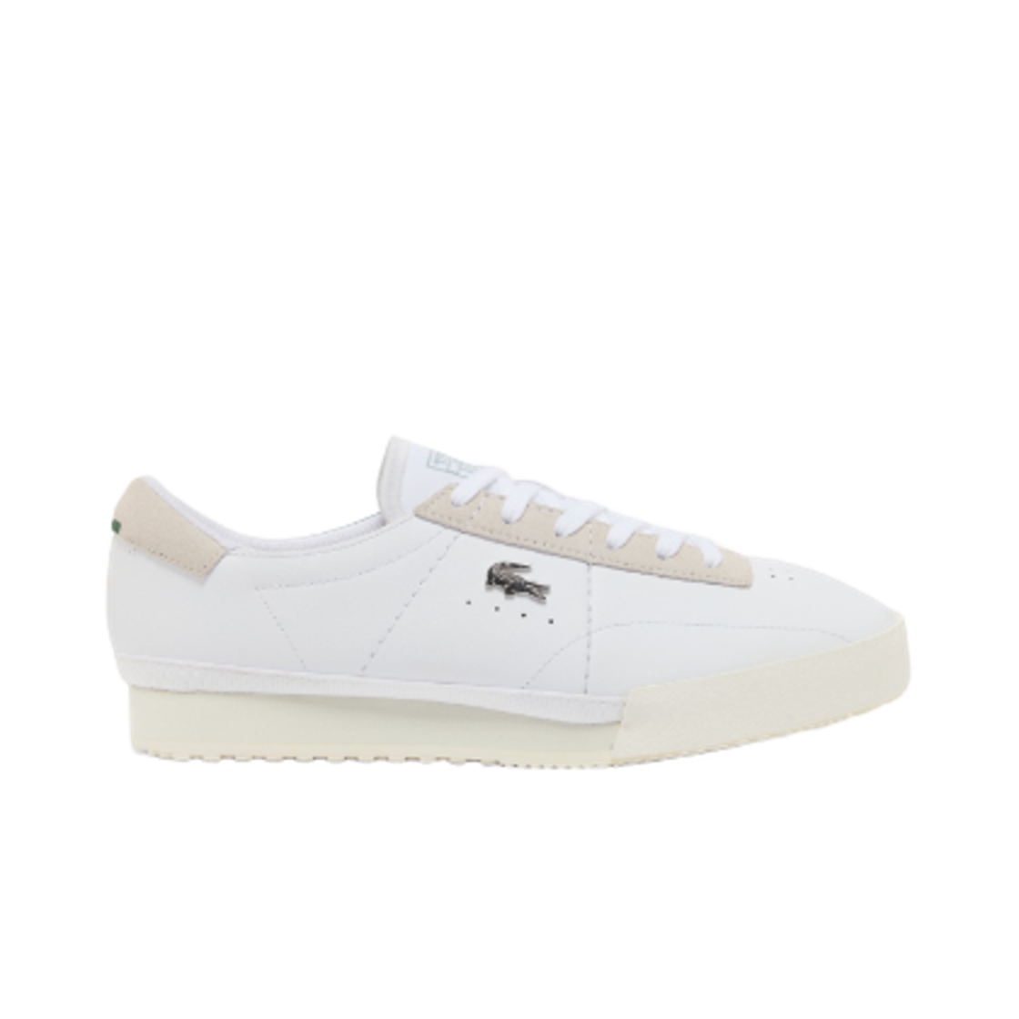 라코스테 아우라 레더 스니커즈 화이트 오프 화이트(Lacoste Aura Leather Sneakers White Off White)