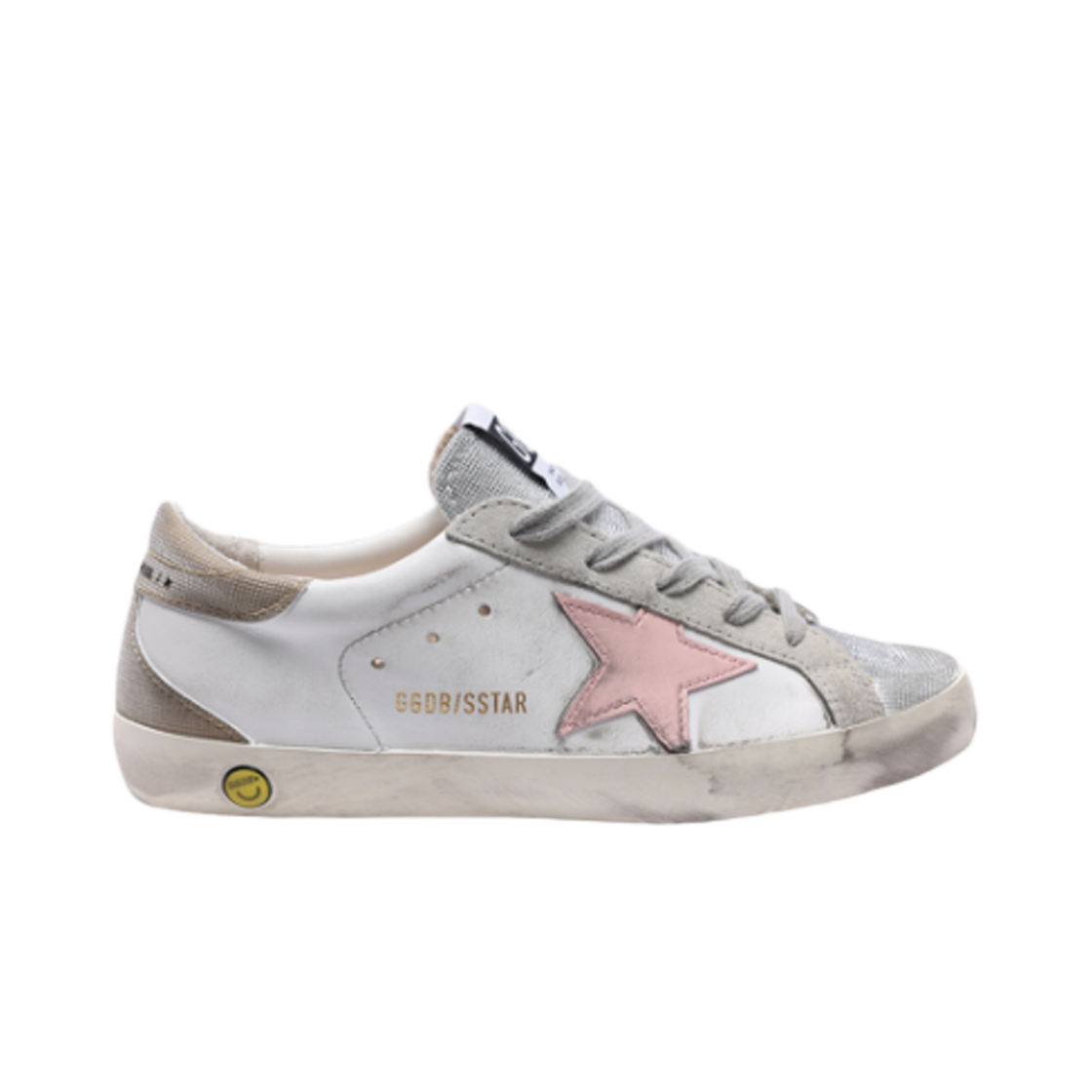 GYF00102-F002020-81294 (Kids) Golden Goose Superstar Sneakers White Silver