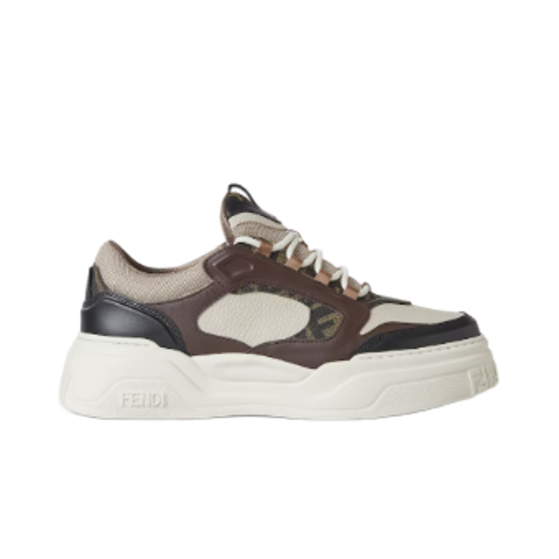 펜디 포스 레더 로우탑 스니커즈 화이트(Fendi Force Leather Low-Top Sneakers White)