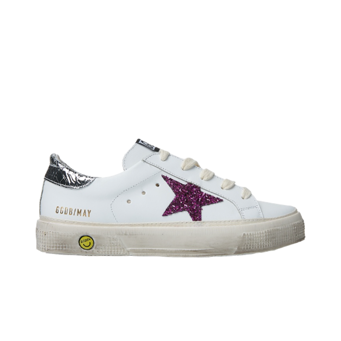 GYF00112-F000522-10426 (Kids) Golden Goose May Sneakers White