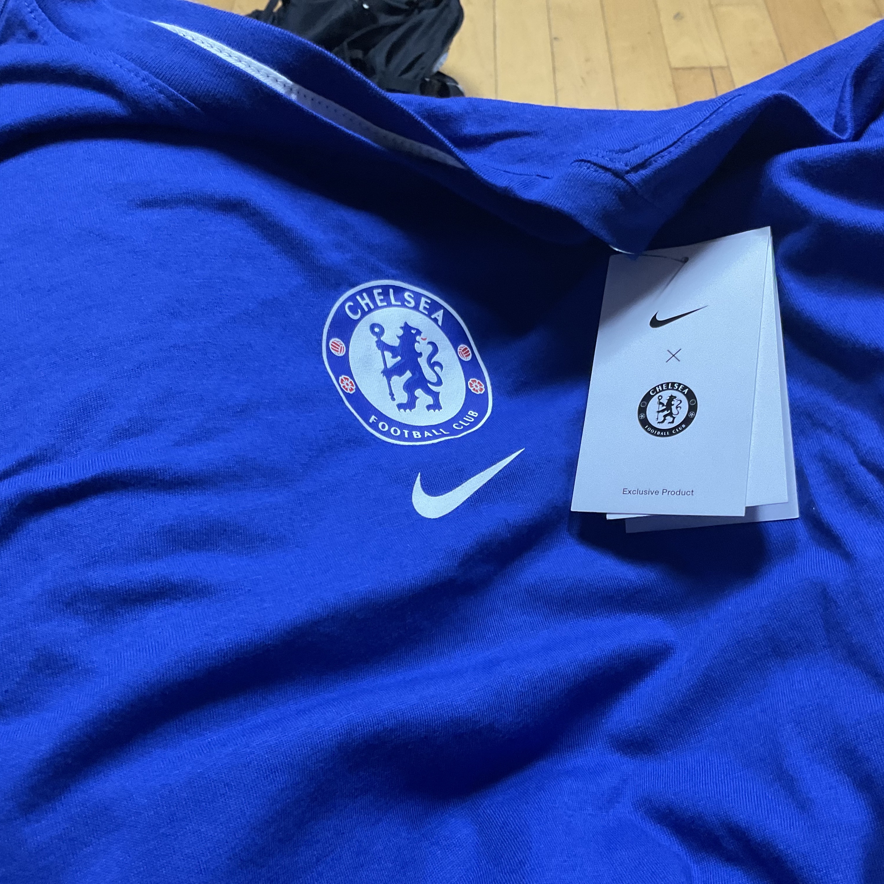 Nike Chelsea FC Soccer T-Shirt Rush Blue (Non Marking Ver.) 착용 스타일