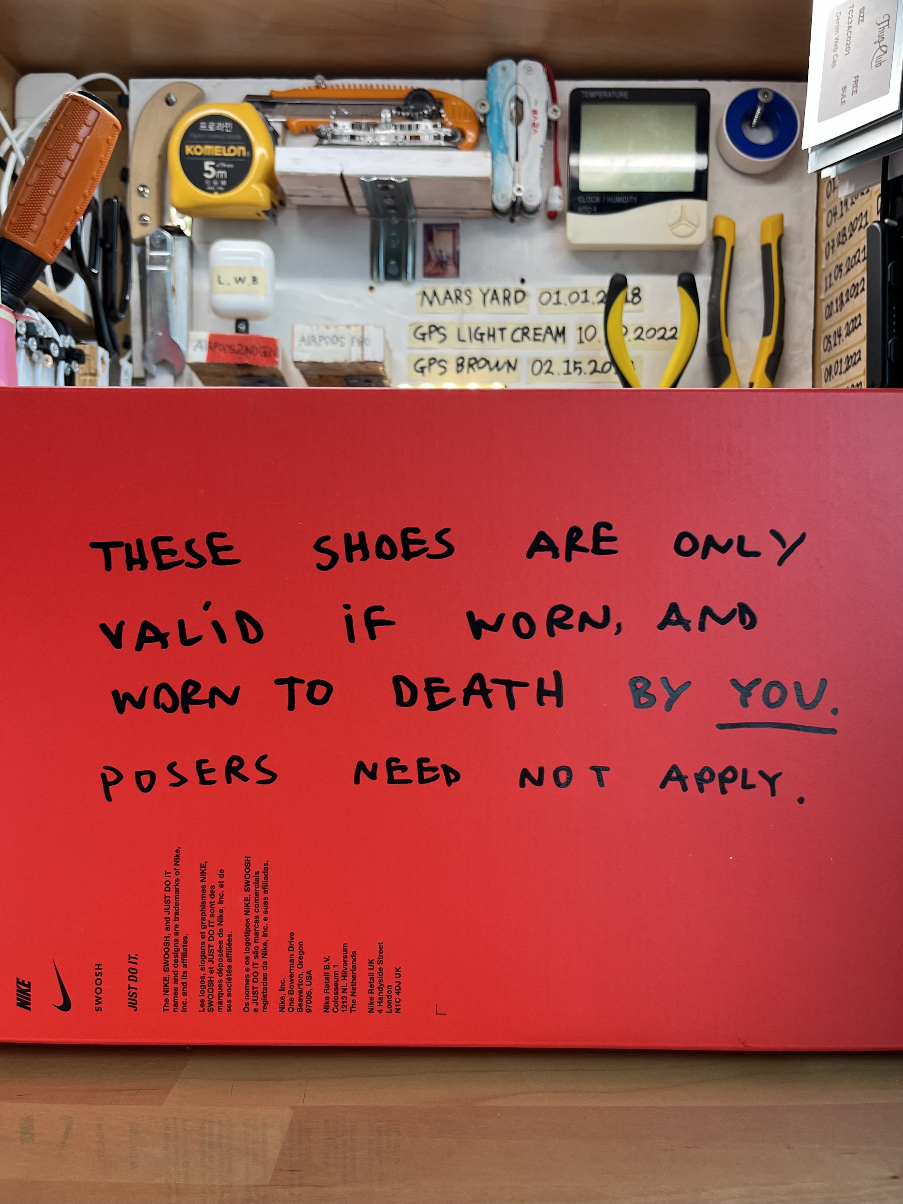 Nike x Tom Sachs Mars Yard Shoe 3.0 Space Camp 착용 스타일 - 4
