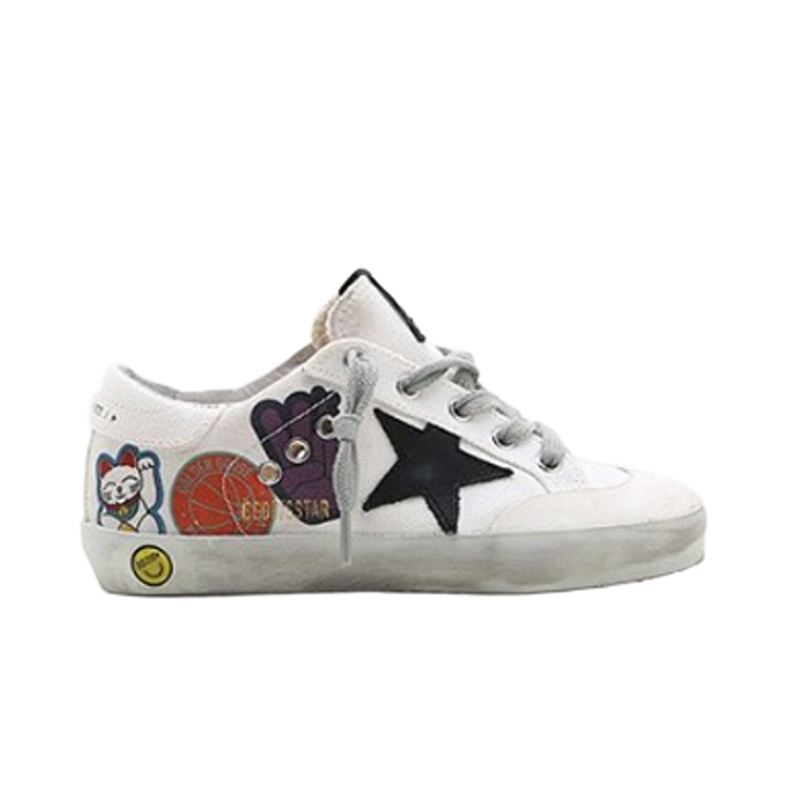 GYF00107-F001268-80927 (Kids) Golden Goose Superstar Sneakers White Multi