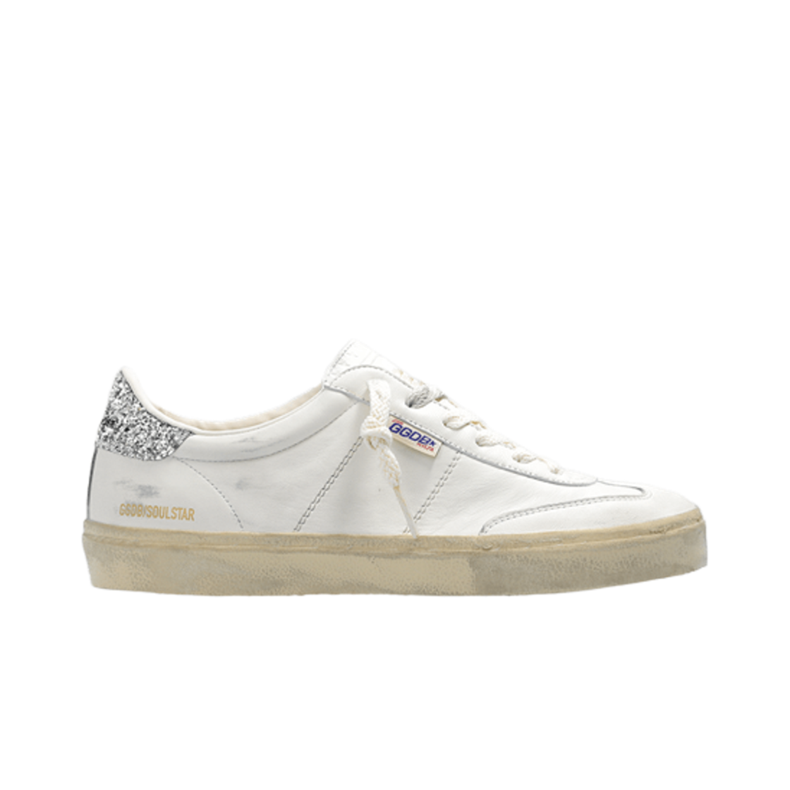 GWF00464-F005053-80185 (W) Golden Goose Soul Star Heel Tab Sneakers White