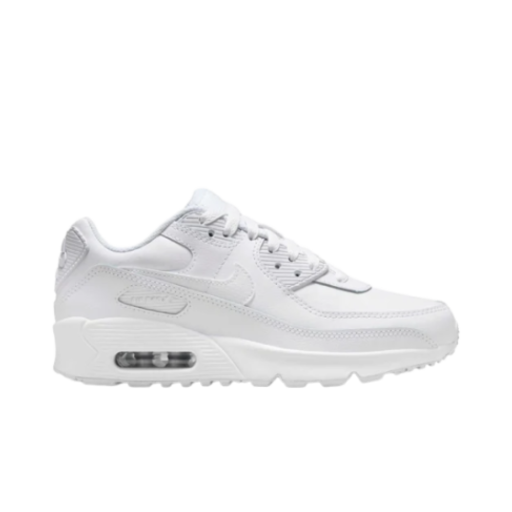 HF6358-102 (GS) Nike Air Max 90 White Metallic Silver