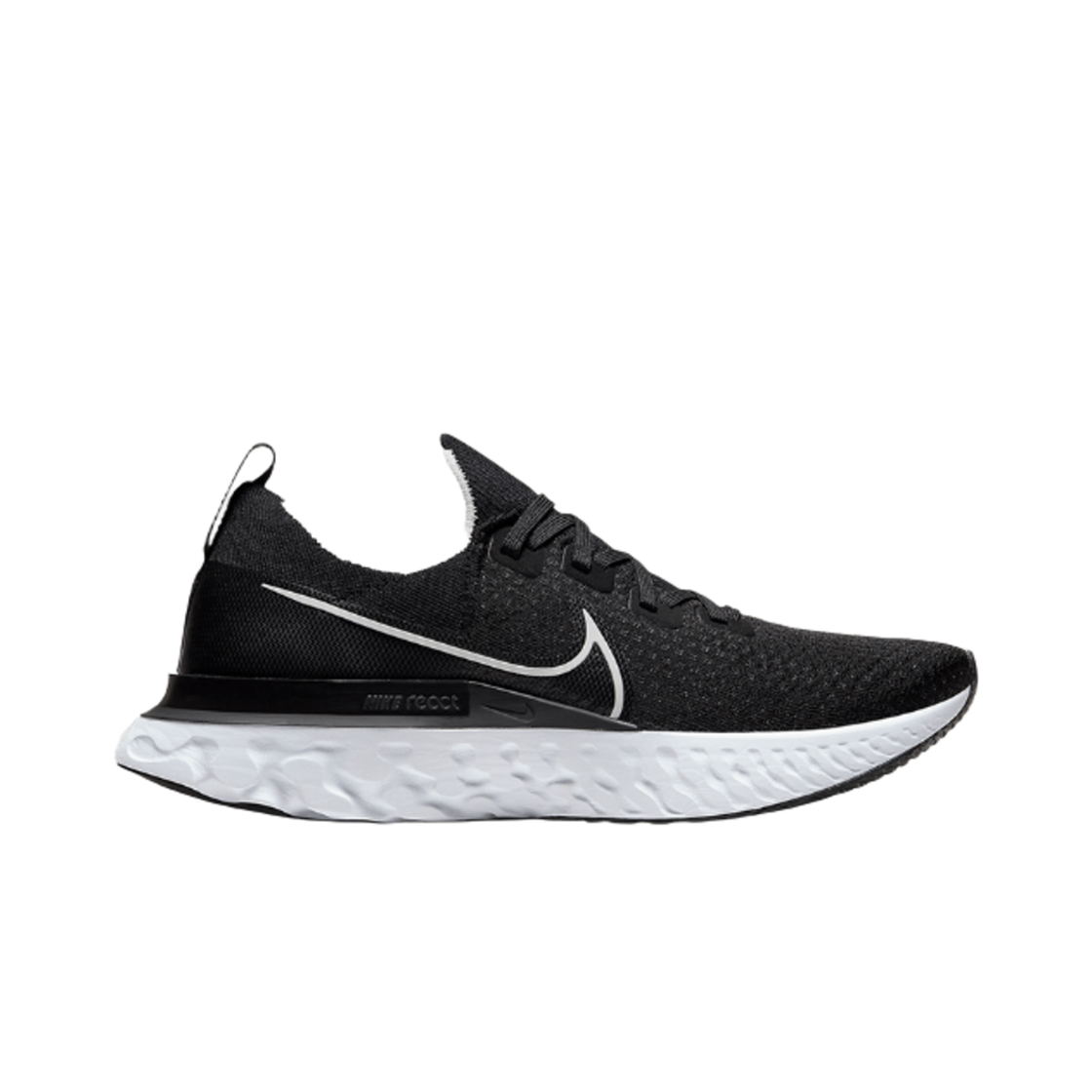 CD4372-002 (W) Nike React Infinity Run Flyknit Black White