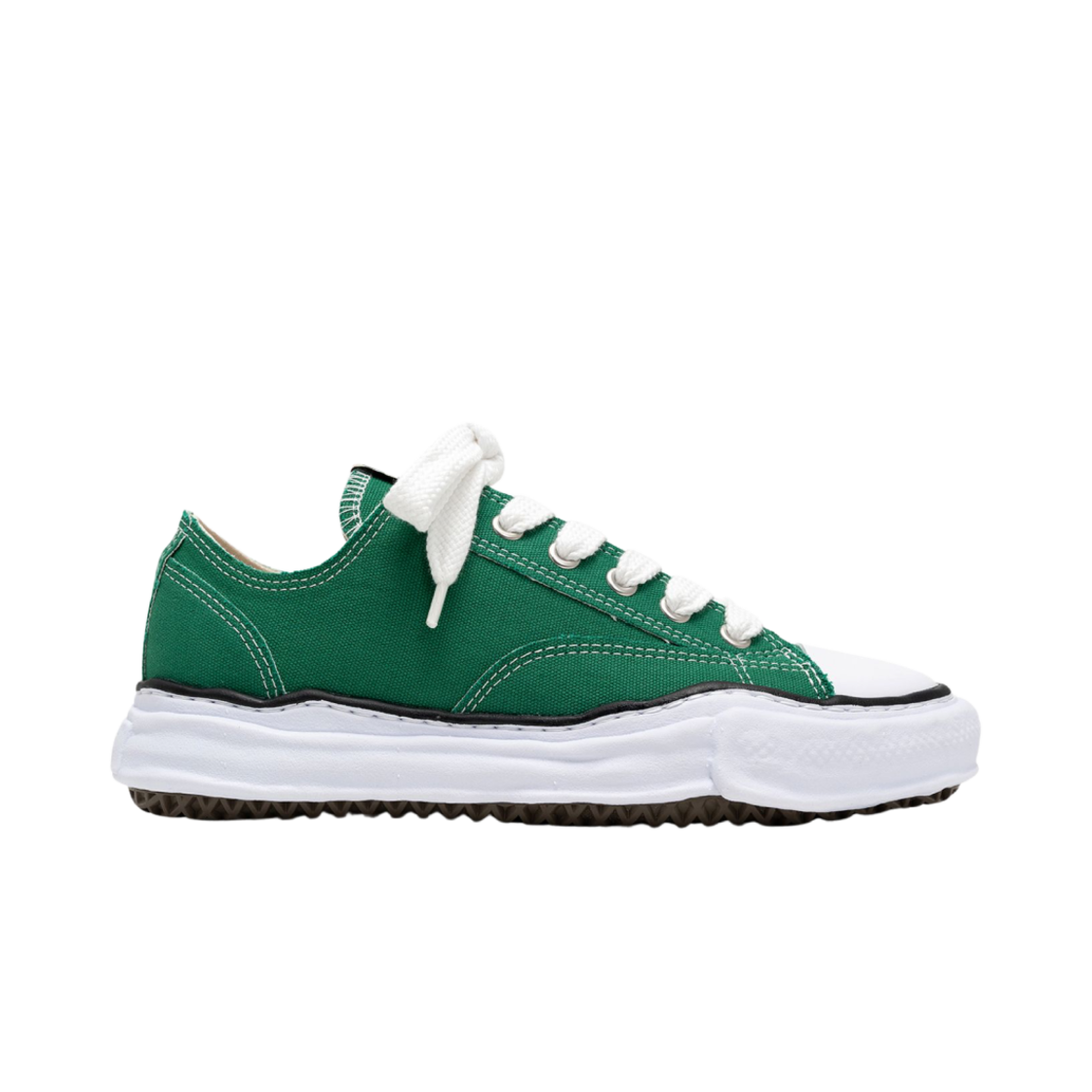 메종 미하라 야스히로 피터슨 OG 솔 캔버스 로우 스니커즈 CL 그린(Maison Mihara Yasuhiro Peterson OG Sole Canvas Low Sneakers CL Green)