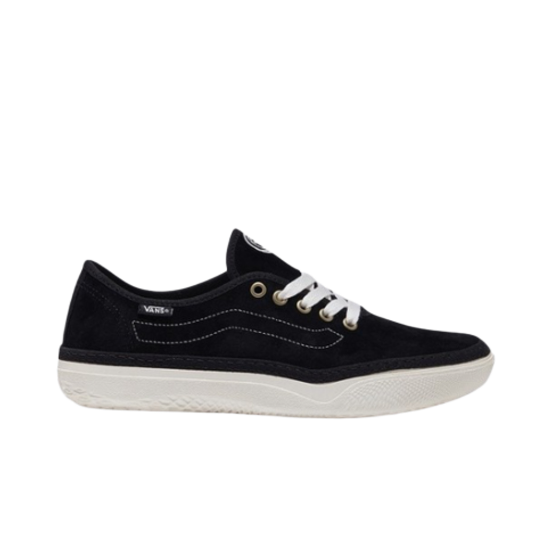 VN0005VG1KP Vans Circle Vee SE Suede Black Marshmallow