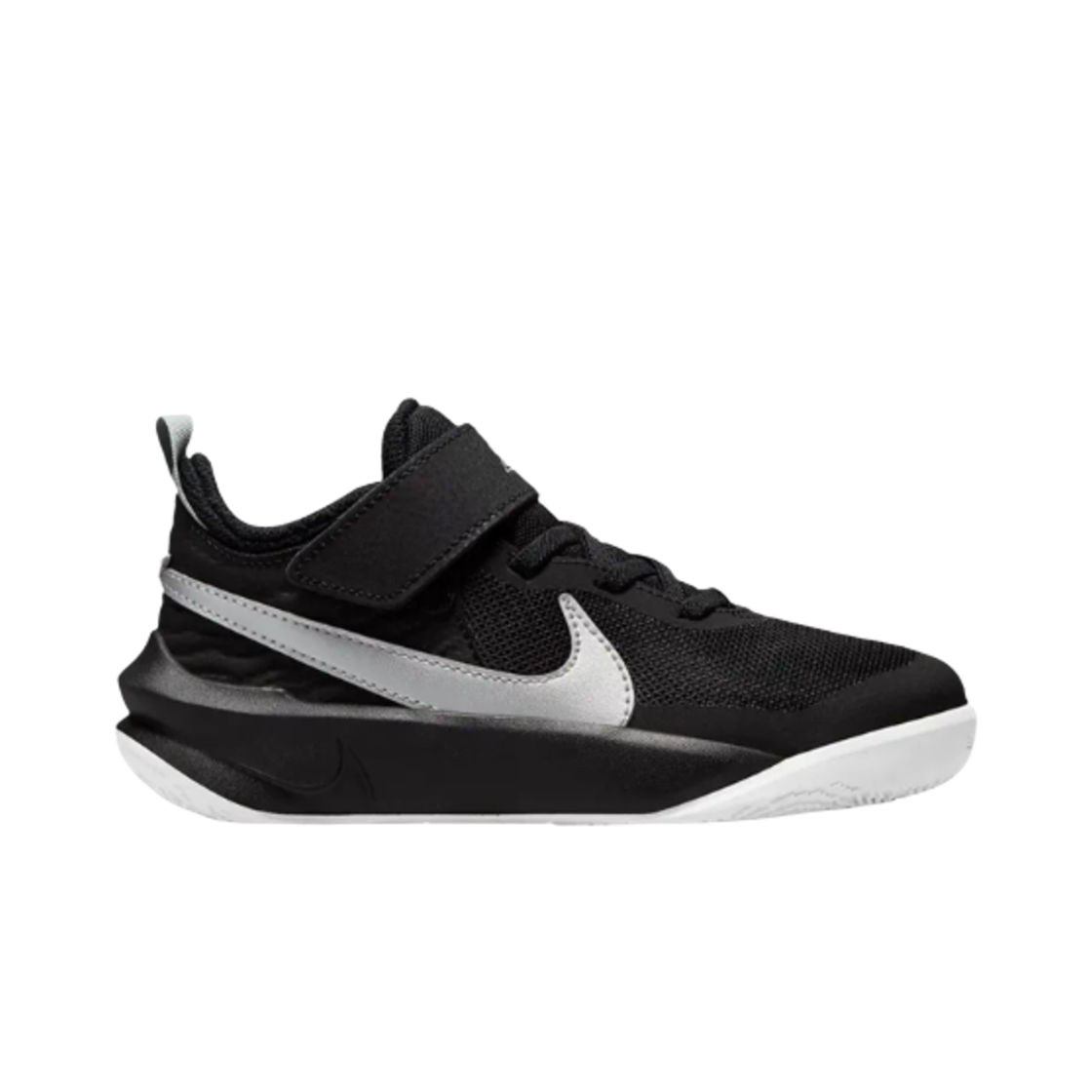 CW6736-004 (PS) Nike Team Hustle D 10 Black Metallic Silver