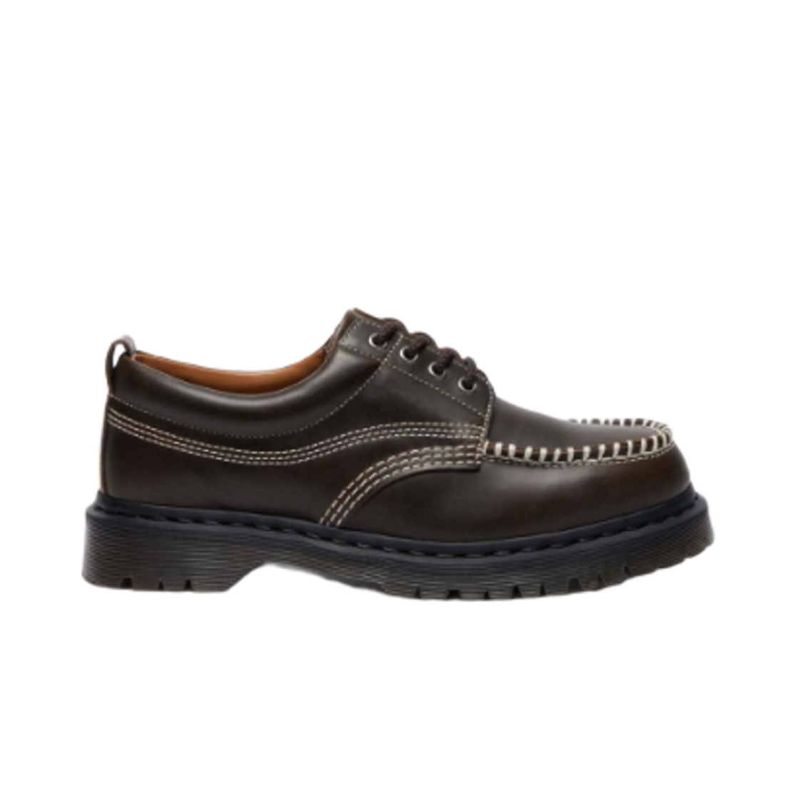 닥터마틴 로웰 오를레앙 레더 목 토 슈즈 DMS 올리브(Dr. Martens Lowell Orleans Leather Moc Toe Shoes DMS Olive)