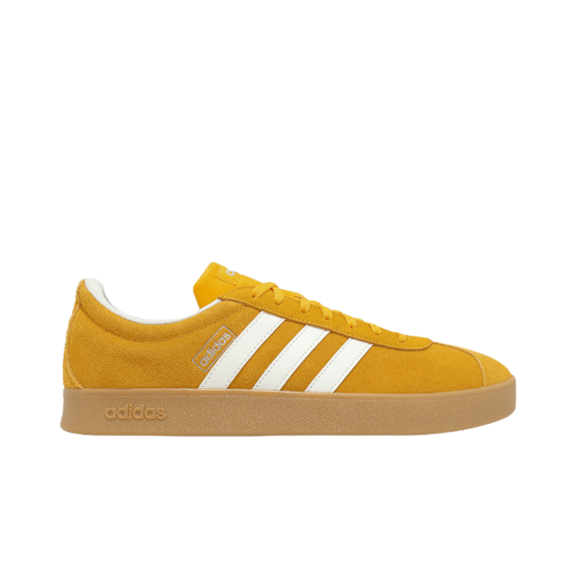 아디다스 VL 코트 클래식 옐로우 풋웨어 화이트(Adidas VL Court Classic Yellow Footwear White) - 1