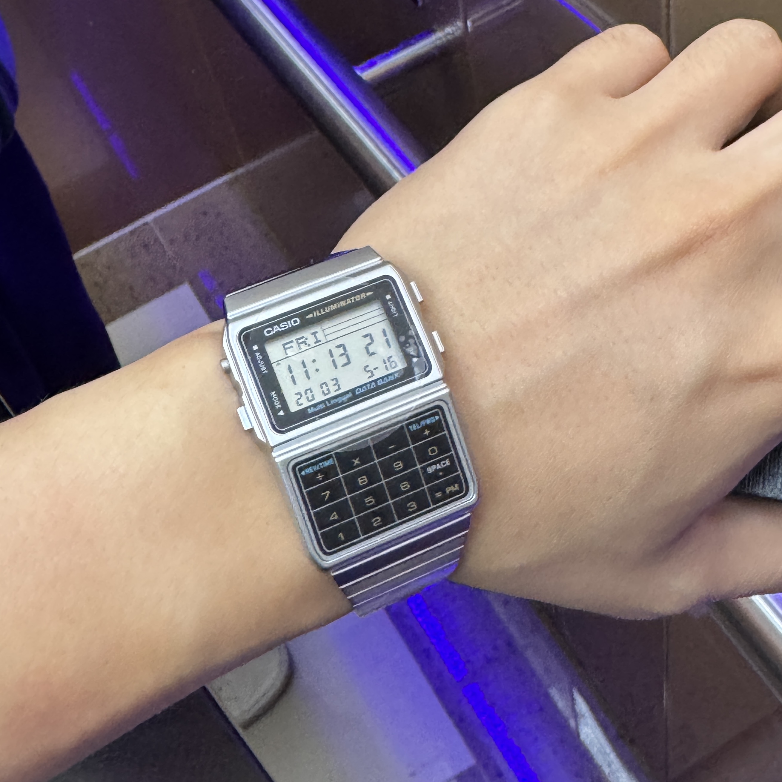 Casio DBC-611-1DF, Casio LTP-1234LL-7ADF 착용 스타일 - 2