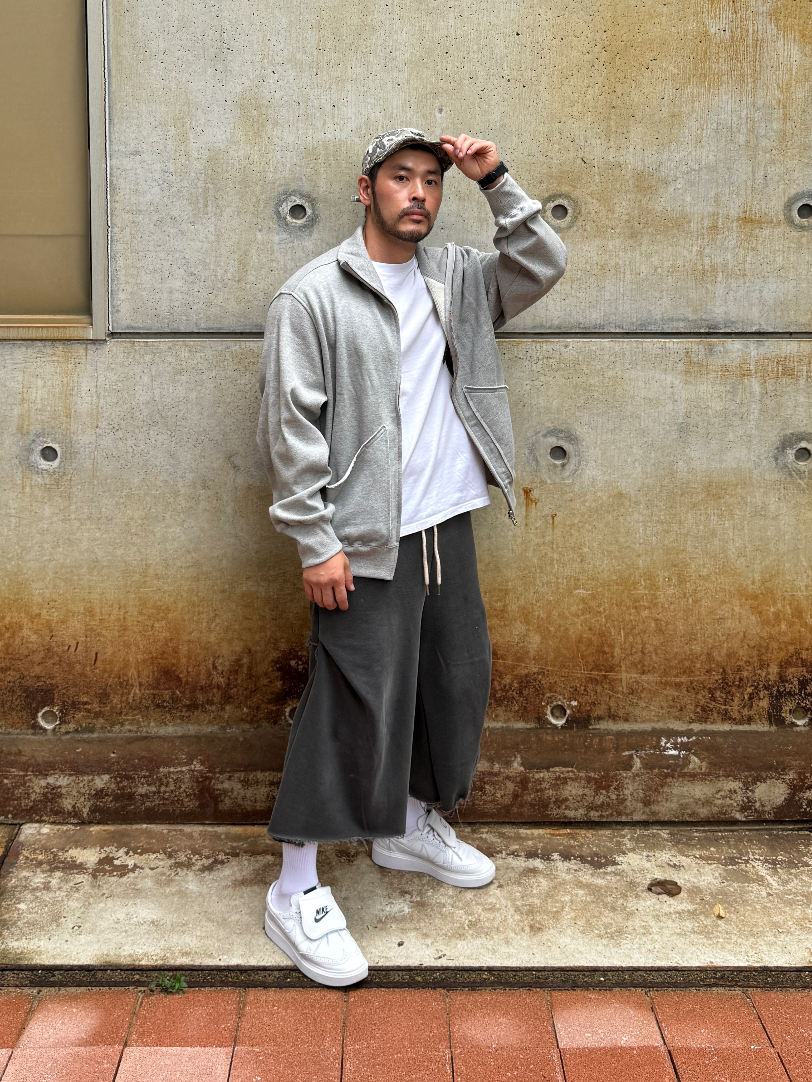Nike x Peaceminusone Kwondo1 White 착용 스타일 - 2