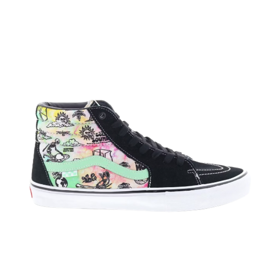 반스 스케이트 스케이트 하이 쉬룸 둠 블랙 그린(Vans Skate Sk8-Hi Shroom Doom Black Green) - 1