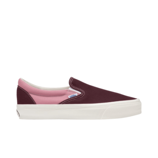 반스 프리미엄 슬립온 리이슈 98 LX 마룬 핑크(Vans Premium Slip-On Reissue 98 LX Maroon Pink) - 1