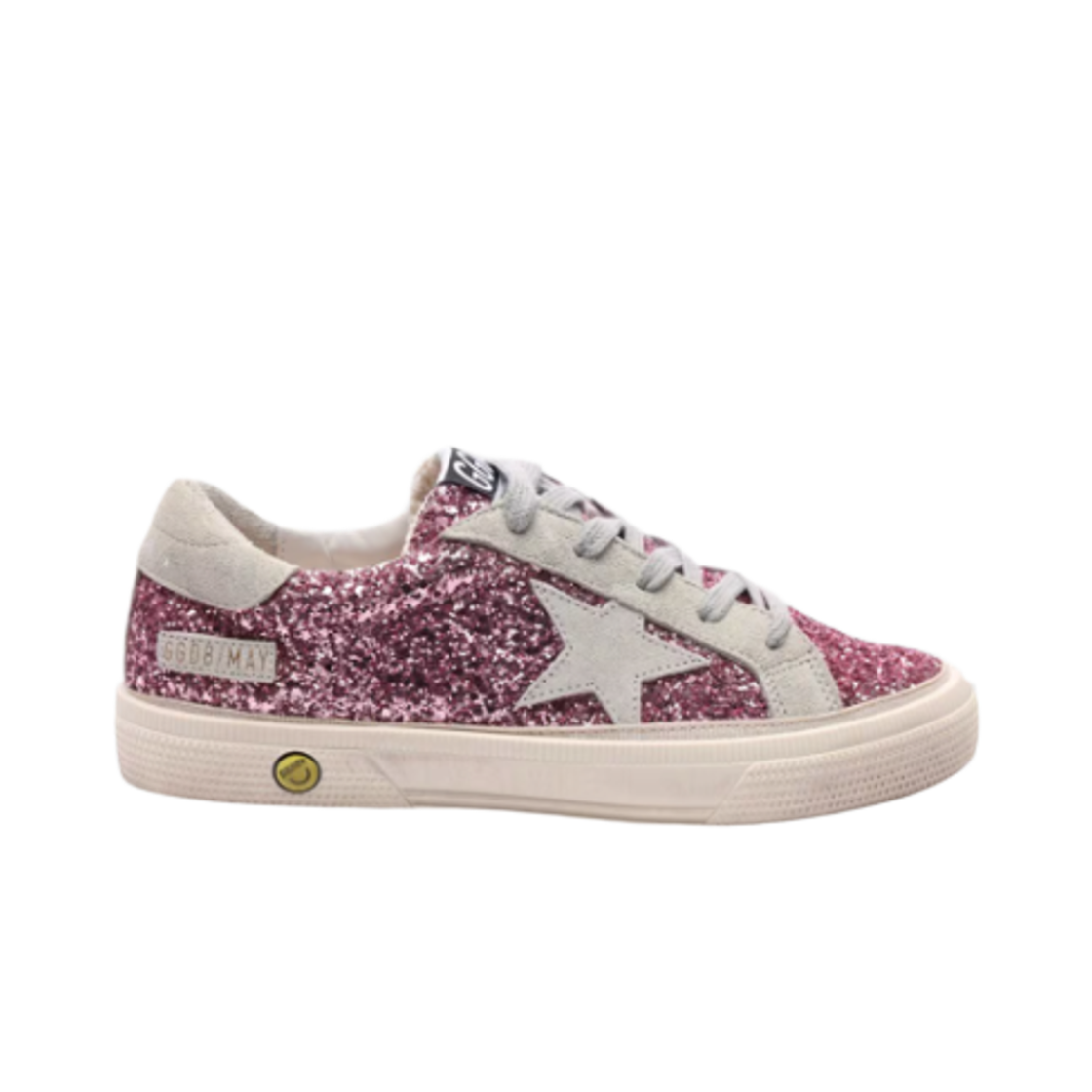 GYF00112-F002813-25623 (Kids) Golden Goose May Sneakers Pink Grey