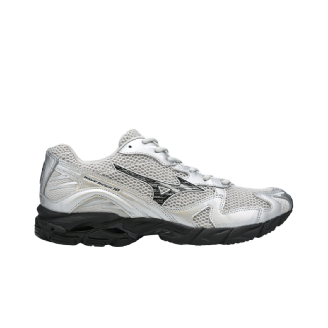 미즈노 웨이브 라이더 10 라이트 그레이 블랙(Mizuno Wave Rider 10 Light Grey Black)
