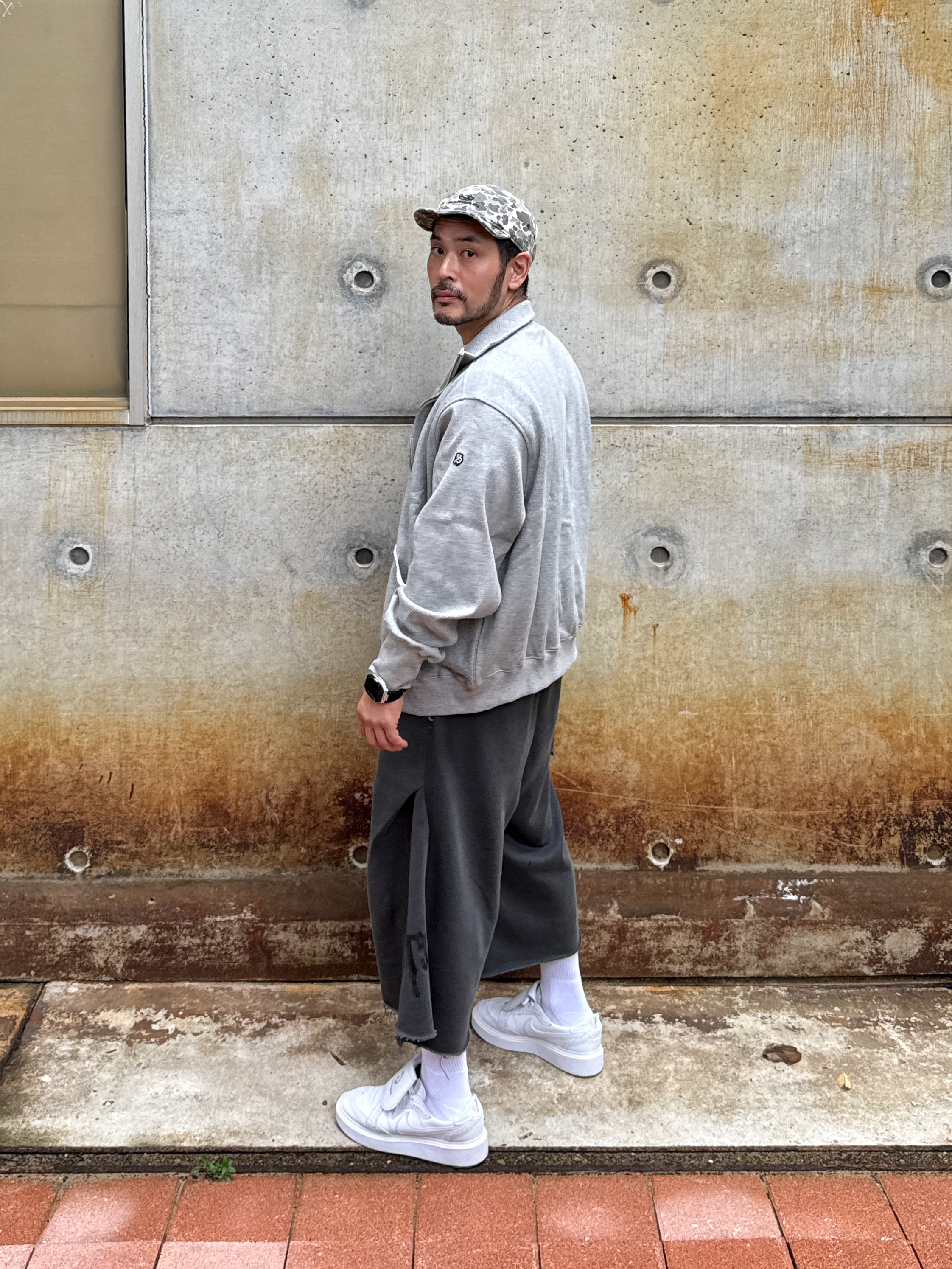 Nike x Peaceminusone Kwondo1 White 착용 스타일 - 3