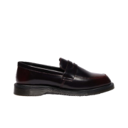 (W) Dr. Martens Temara Leather Loafers Cherry Red
