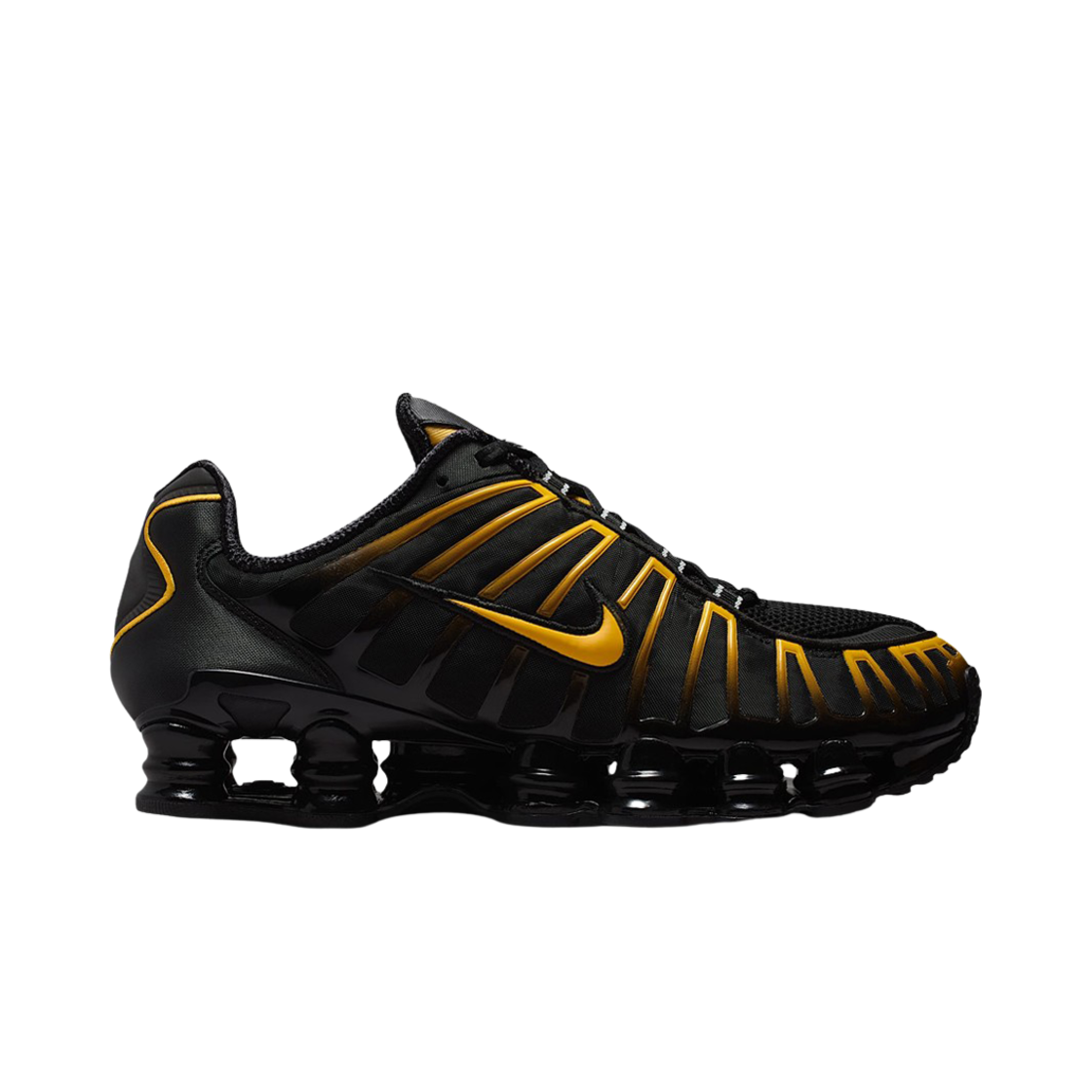 나이키 샥스 TL 블랙 유니버시티 골드(Nike Shox TL Black University Gold)
